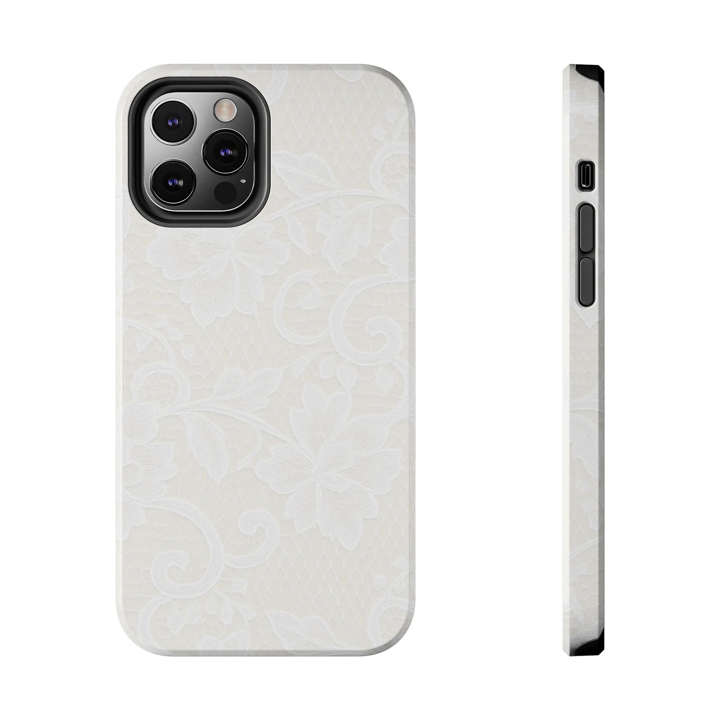 White Lace - Protective Phone Case