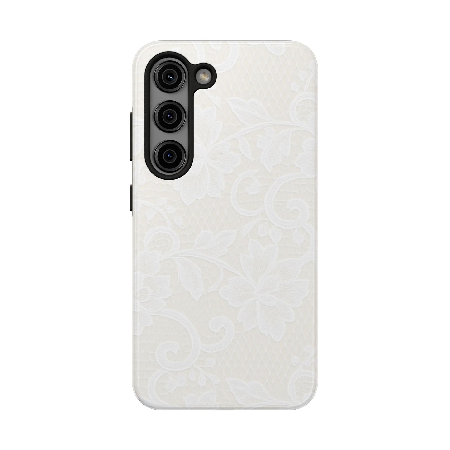 White Lace - Protective Phone Case