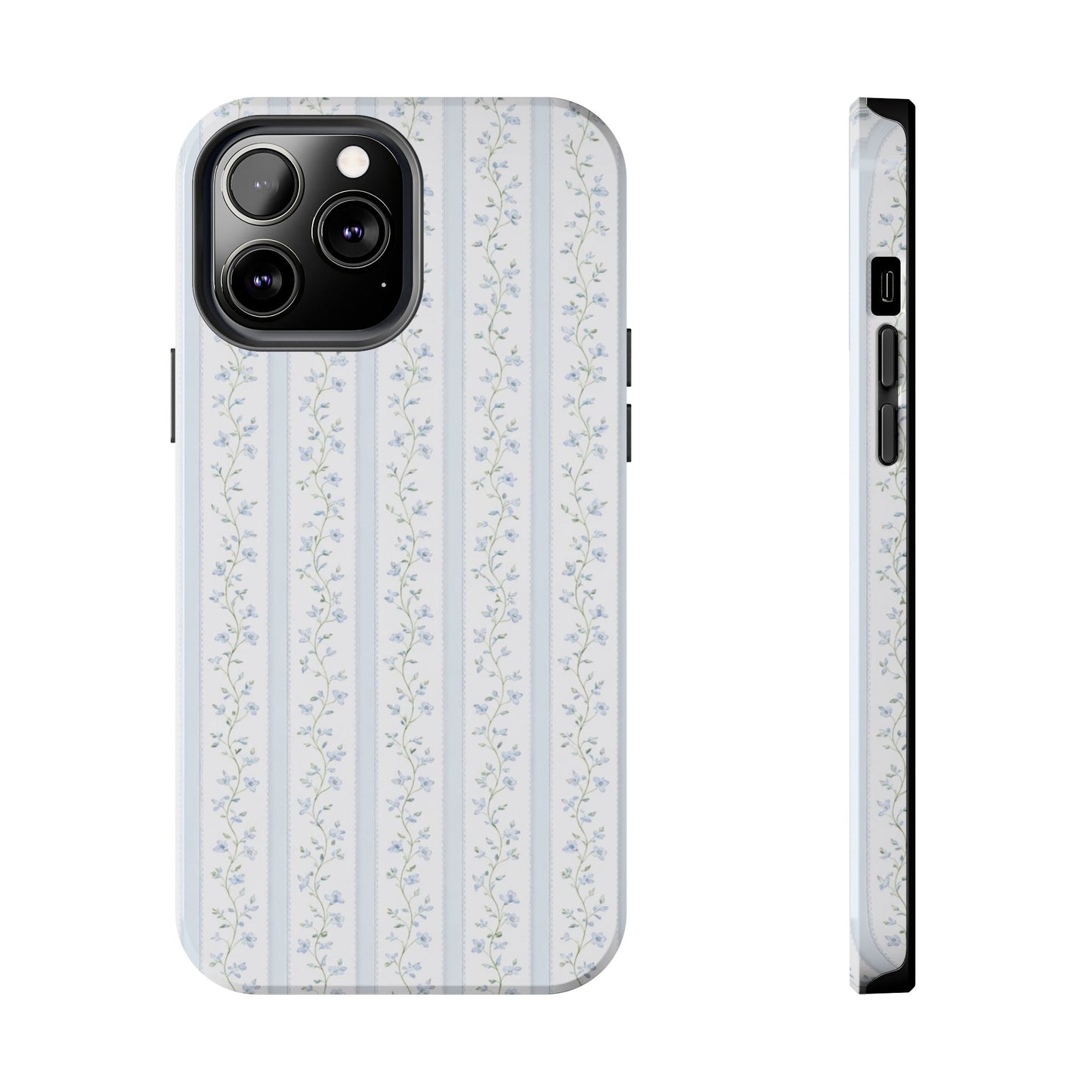 Vintage Blue Vine - Protective Phone Case