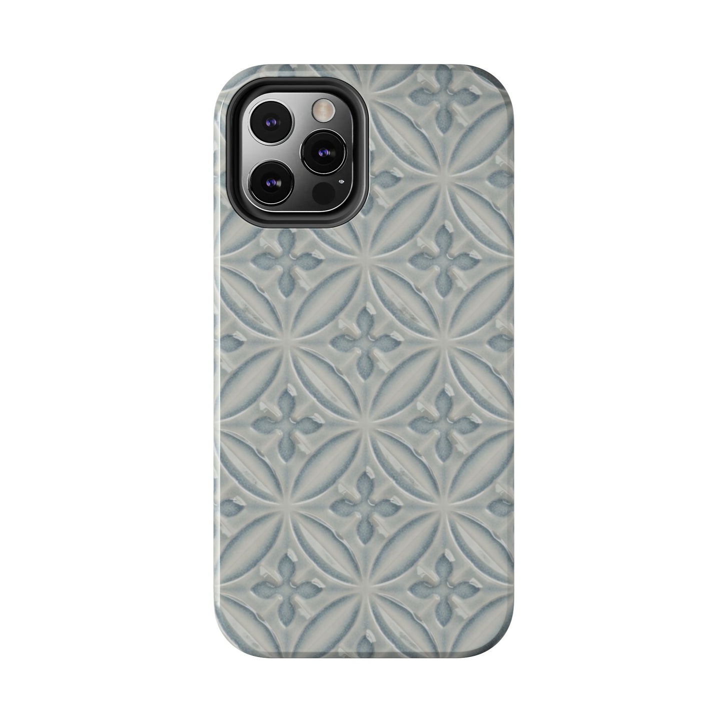 Vintage Blue Tile - Protective Phone Case