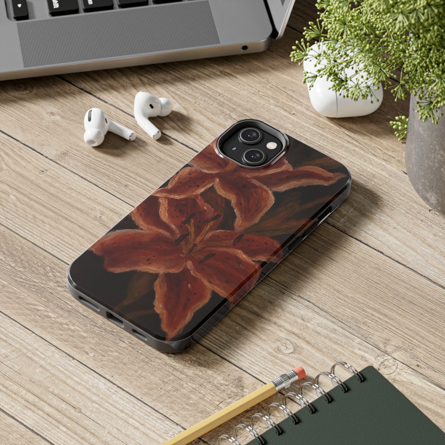 Midnight Bloom - Protective Phone Case