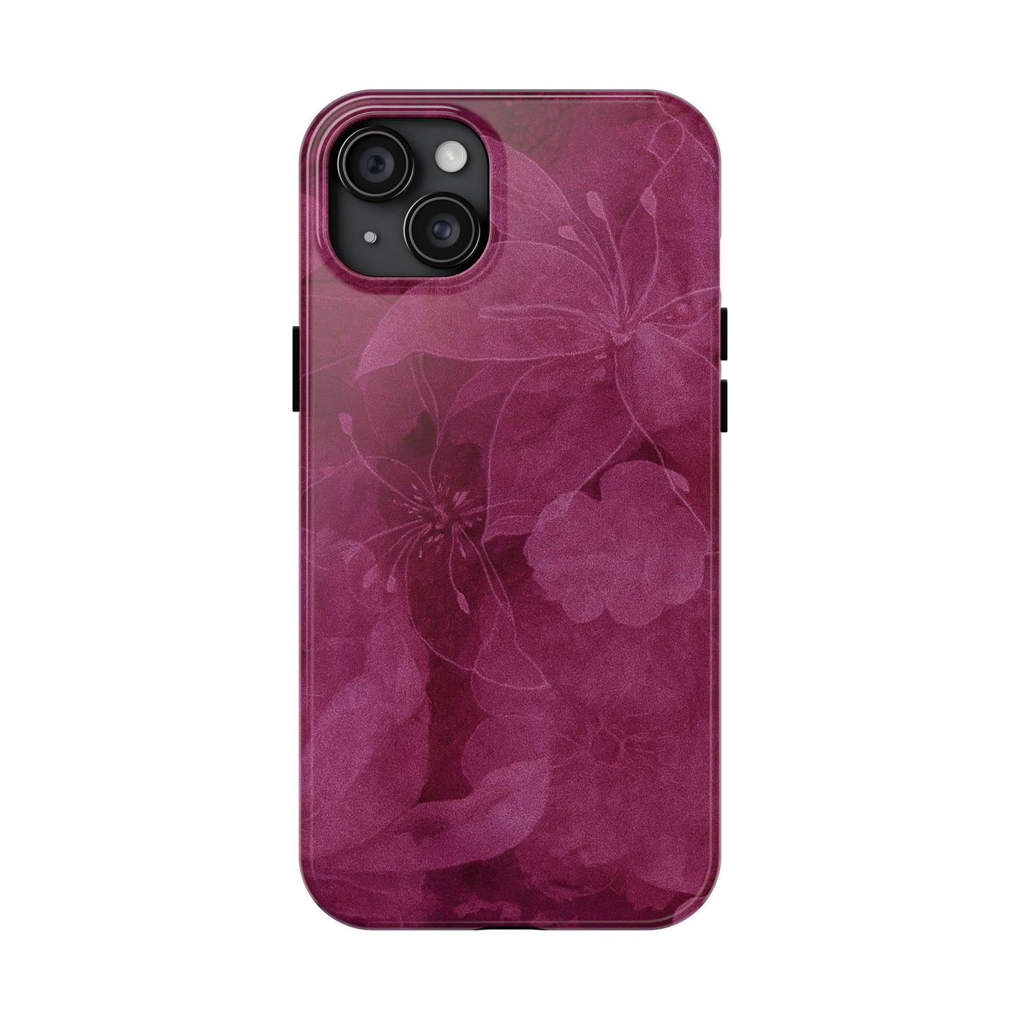 Magenta Petals - Protective Phone Case