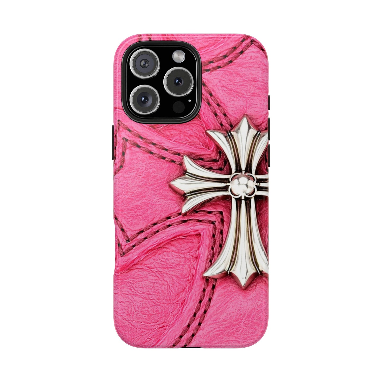 Pink Cross - Protective Phone Case