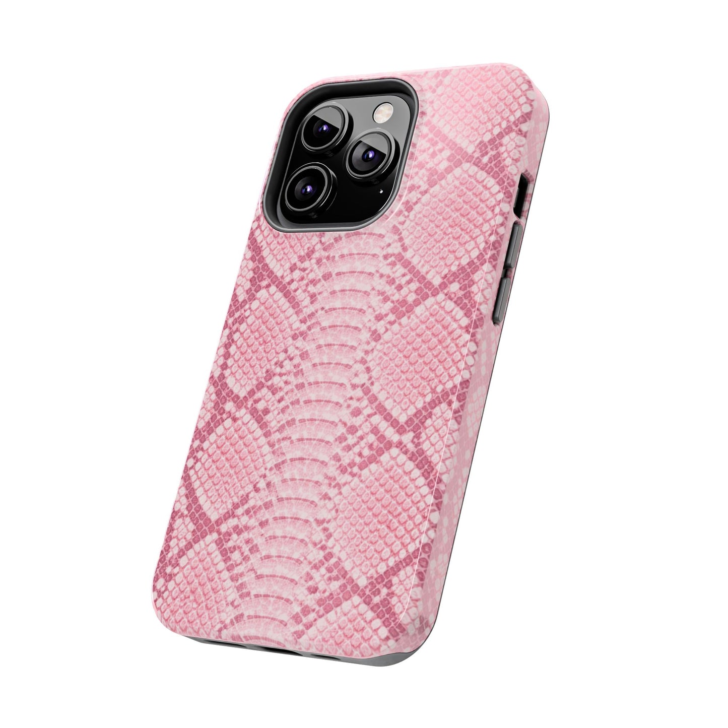 Pink Snake Skin - Protective Phone Case