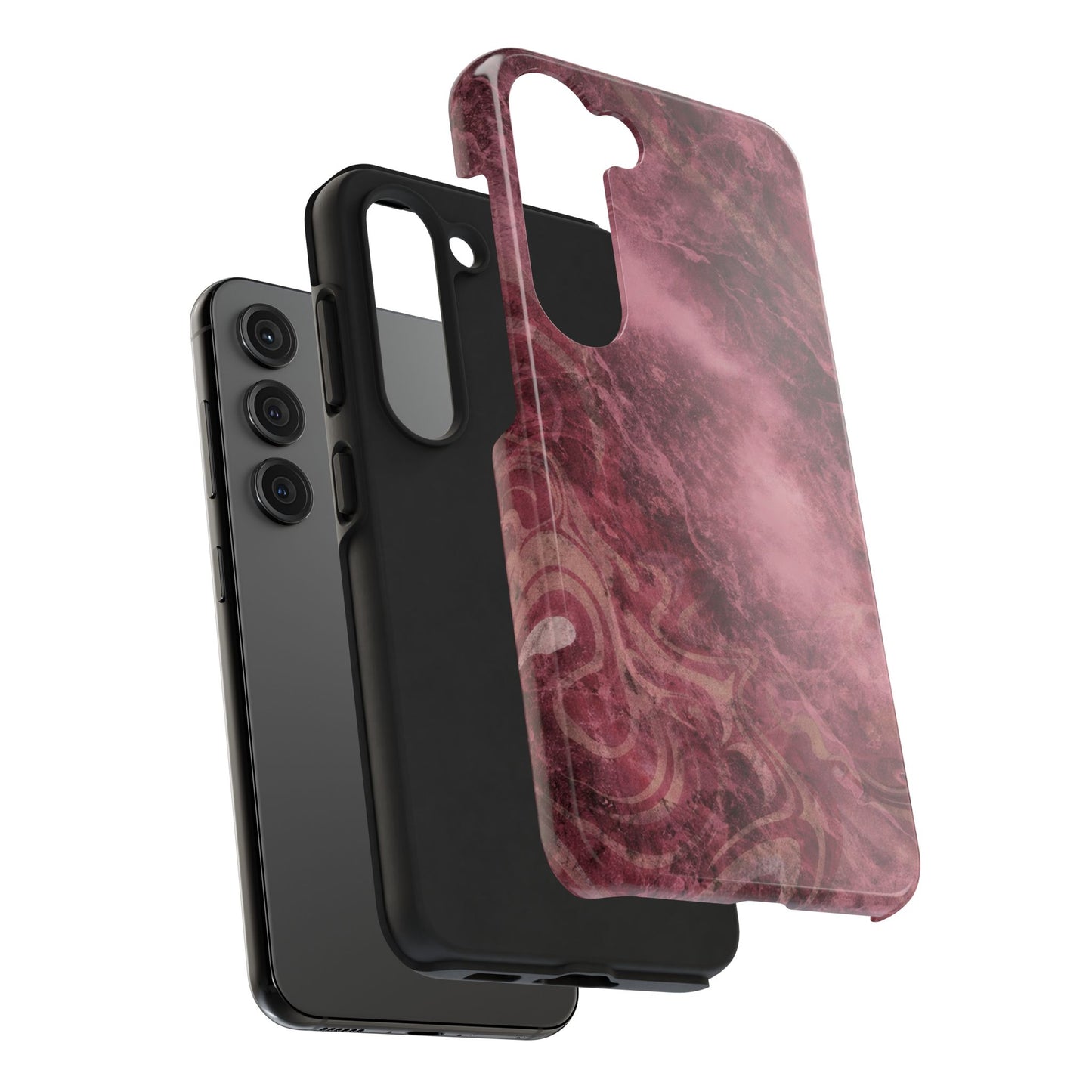 Marble Magenta - Protective Phone Case