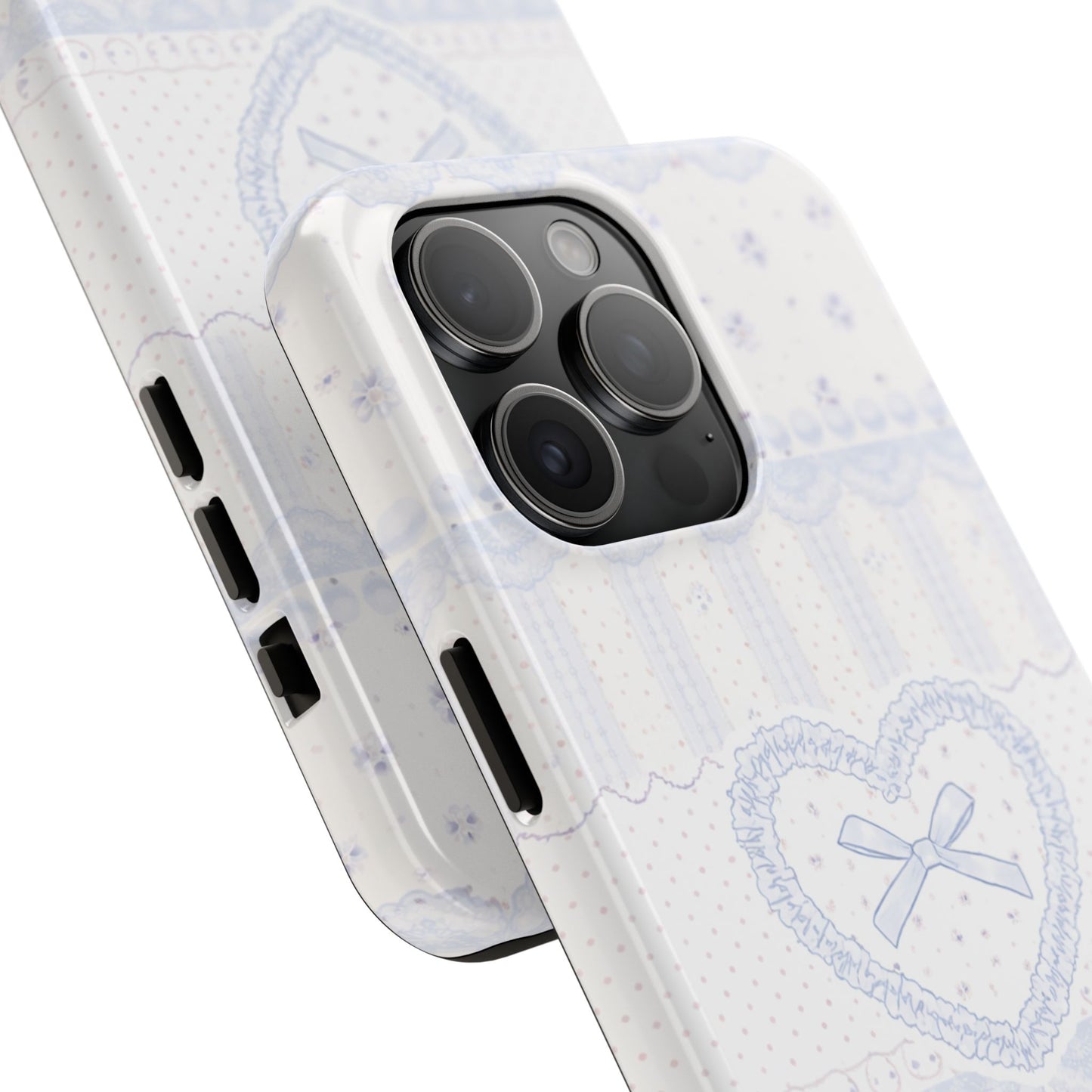 Coquette Blue Lace - Protective Phone Case