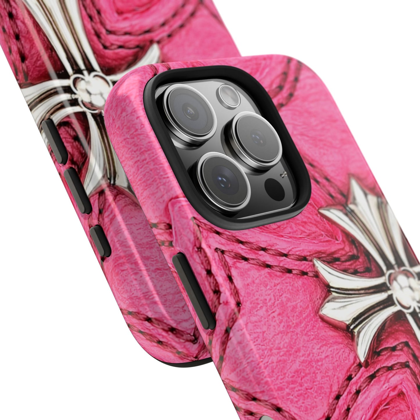 Pink Cross - Protective Phone Case