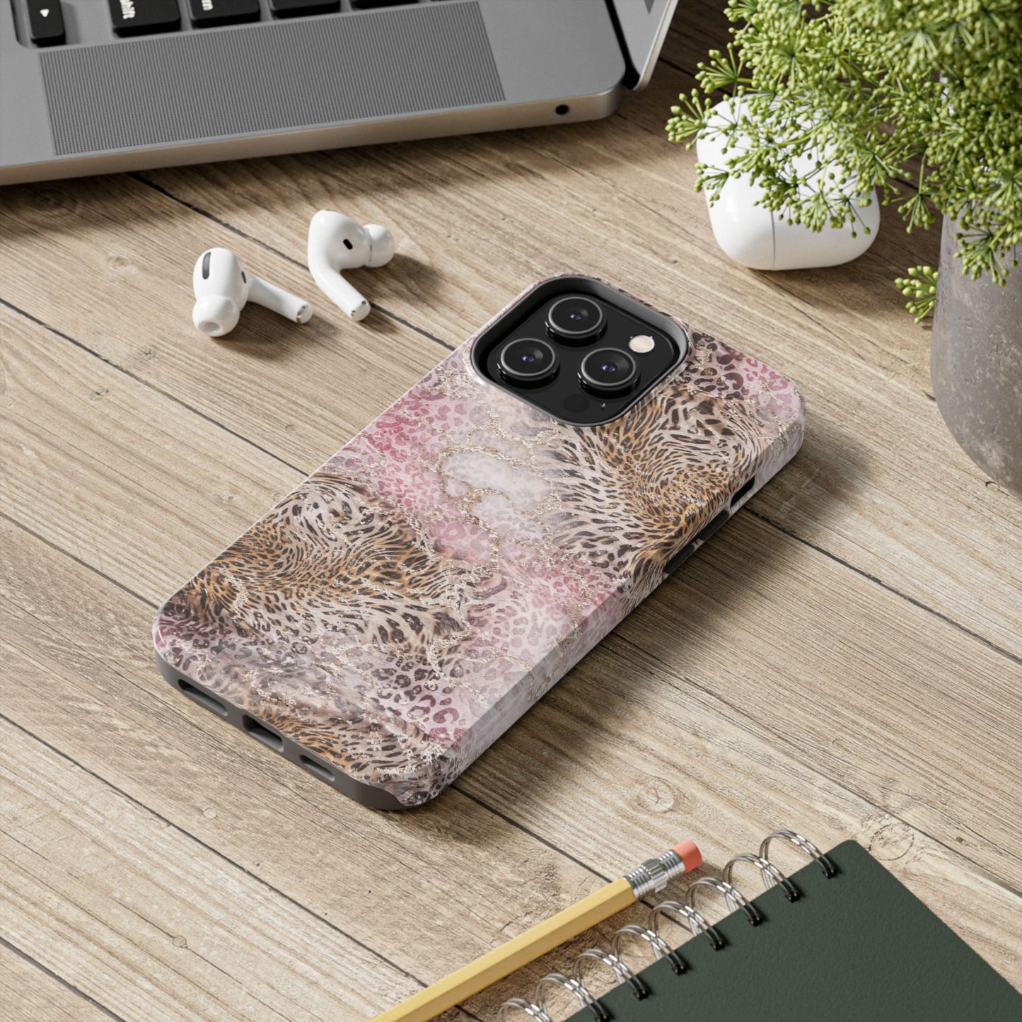 Pink Leopard - Protective Phone Case