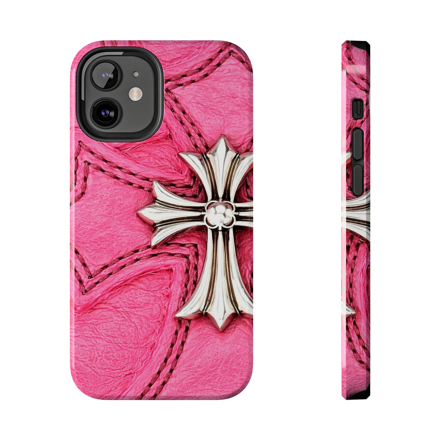 Pink Cross - Protective Phone Case