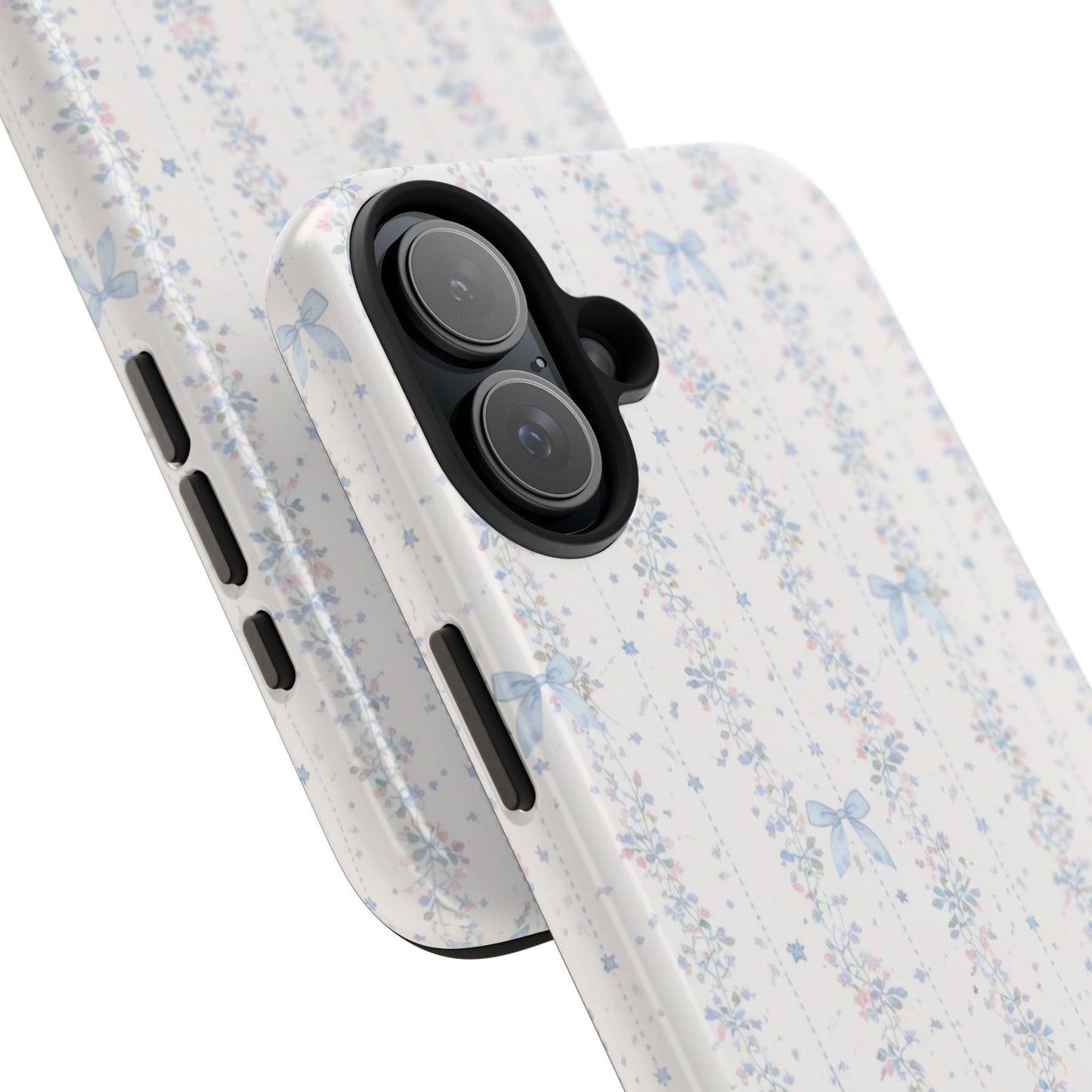 Bows and Stripes - Protective Phone Case