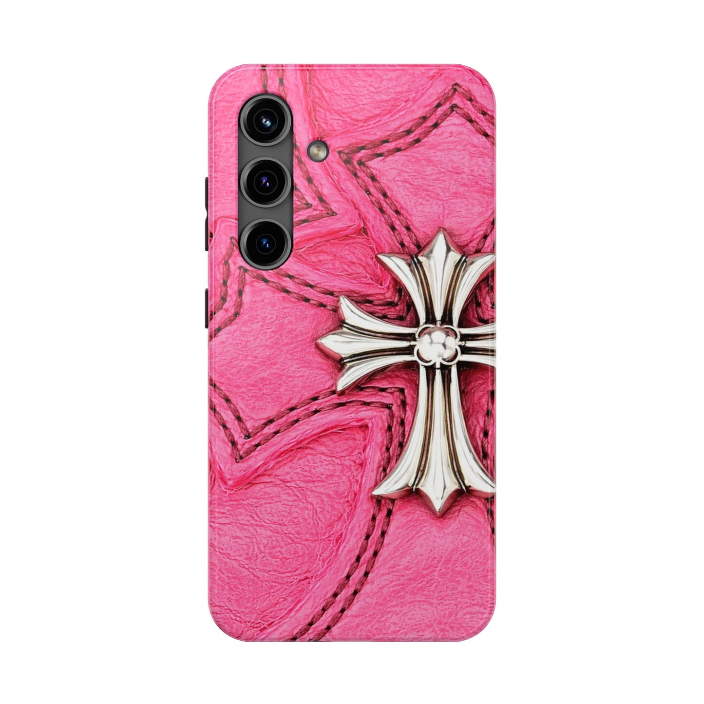 Pink Cross - Protective Phone Case
