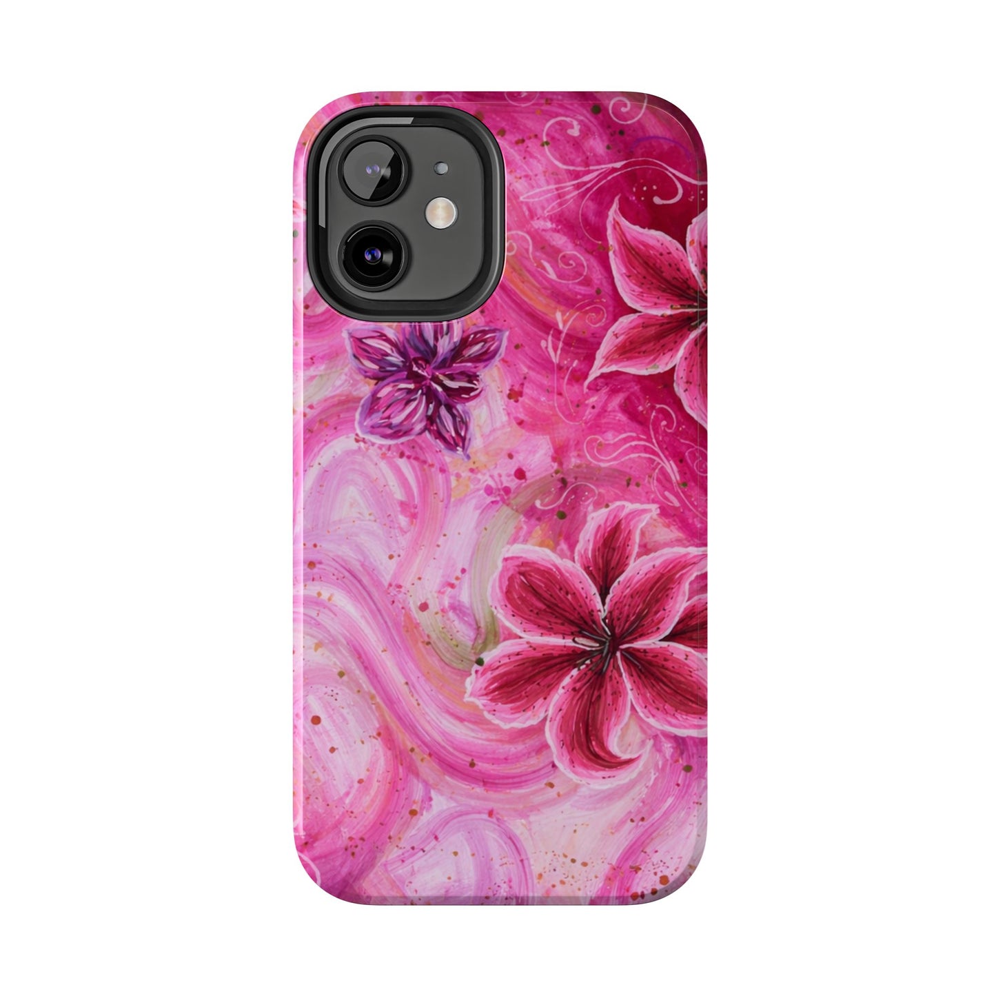 Watercolor Hibiscus - Protective Phone Case