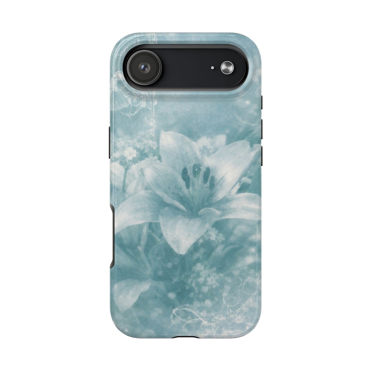 Teal Lily - Protective Phone Case