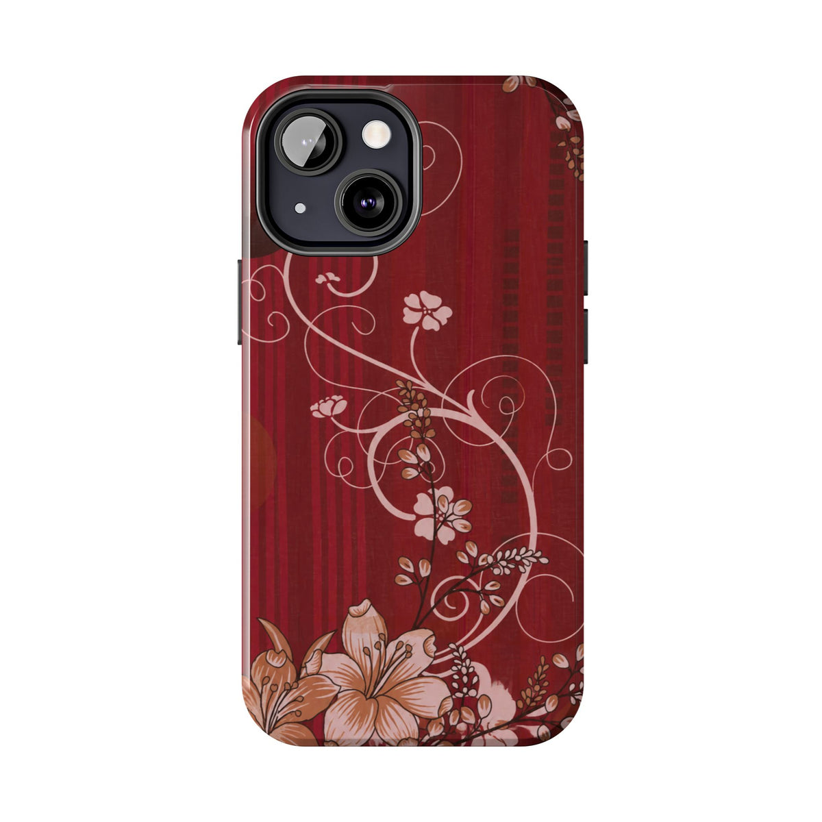 Crimson Bloom - Protective Phone Case