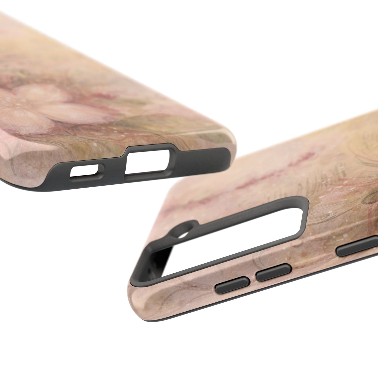 Antique Watercolor Floral - Protective Phone Case