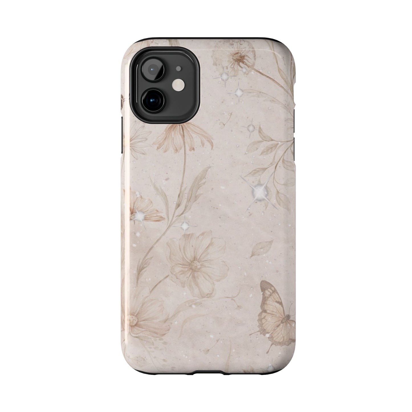 Beige Bloom - Protective Phone Case