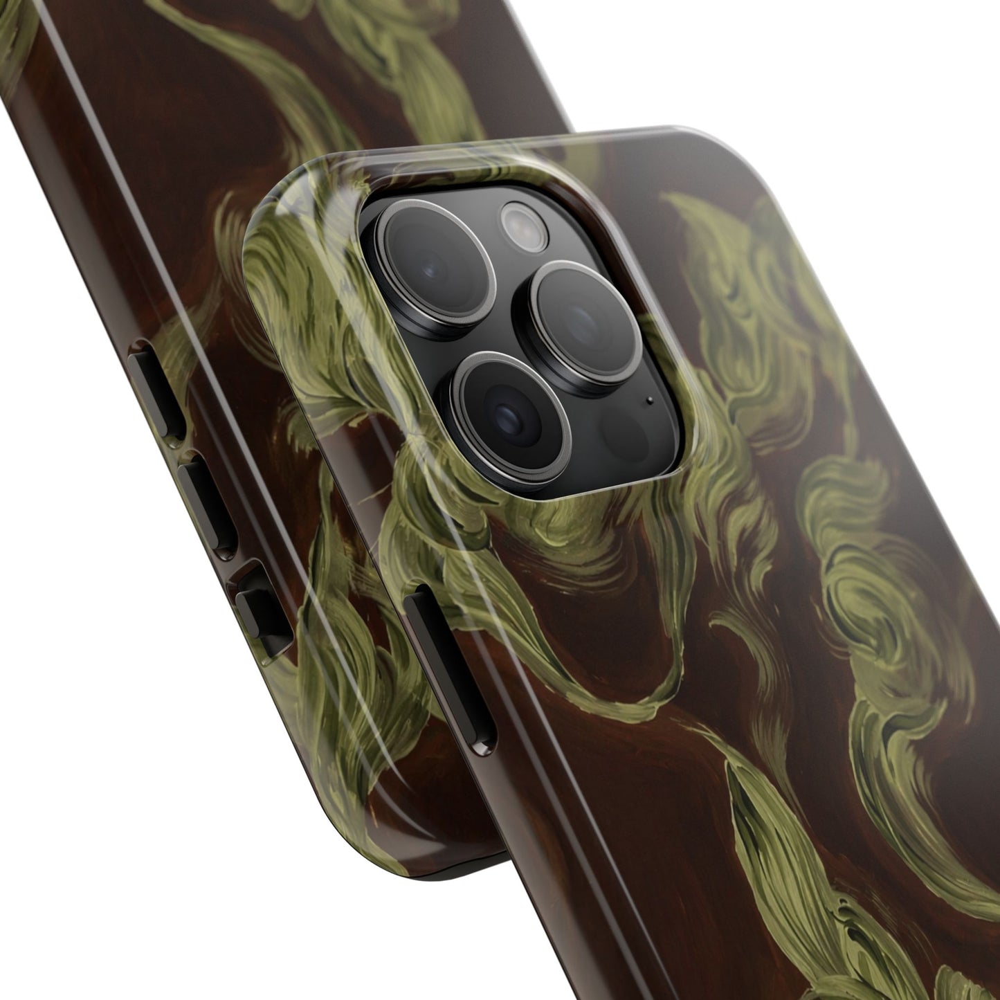 Magnolia Stained Glass - Protective Phone Case