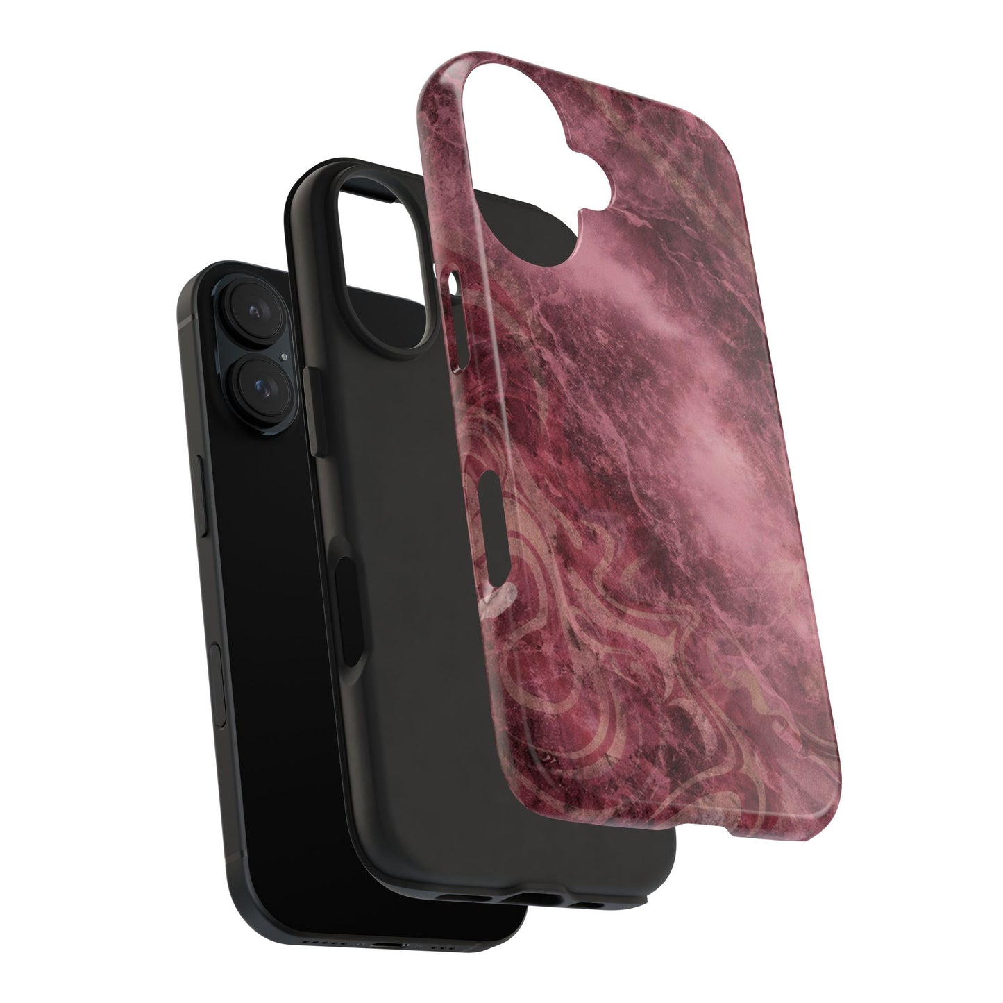 Marble Magenta - Protective Phone Case