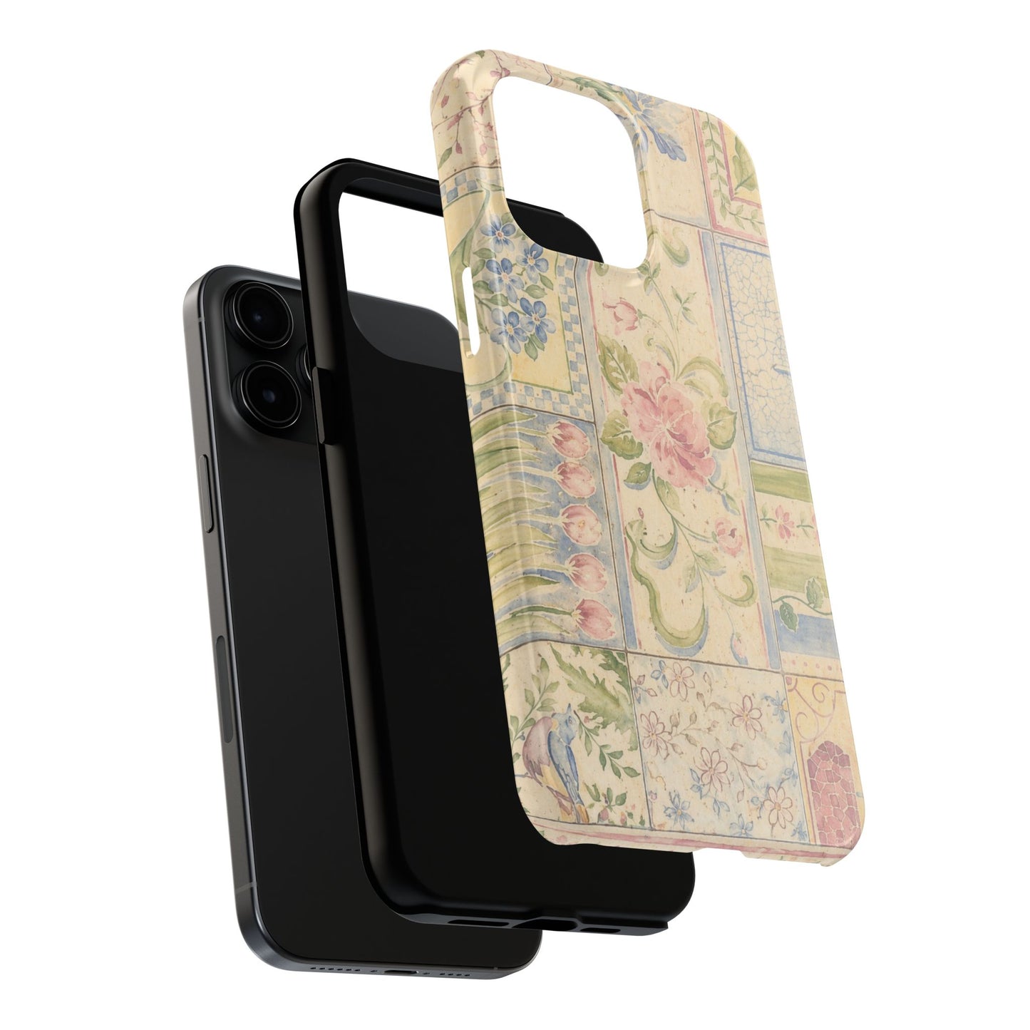 Floral Patchwork - Protective Phone Case