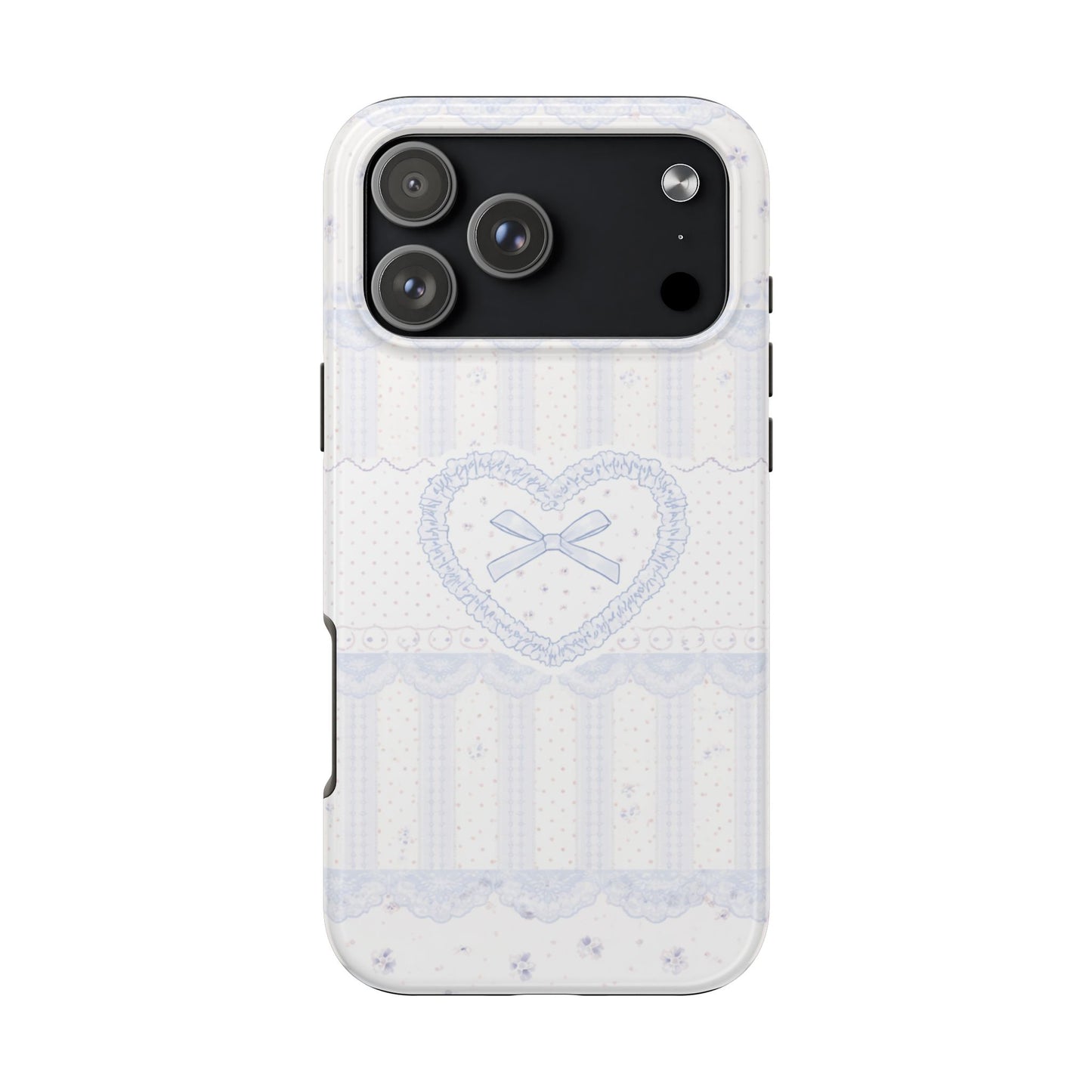 Coquette Blue Lace - Protective Phone Case