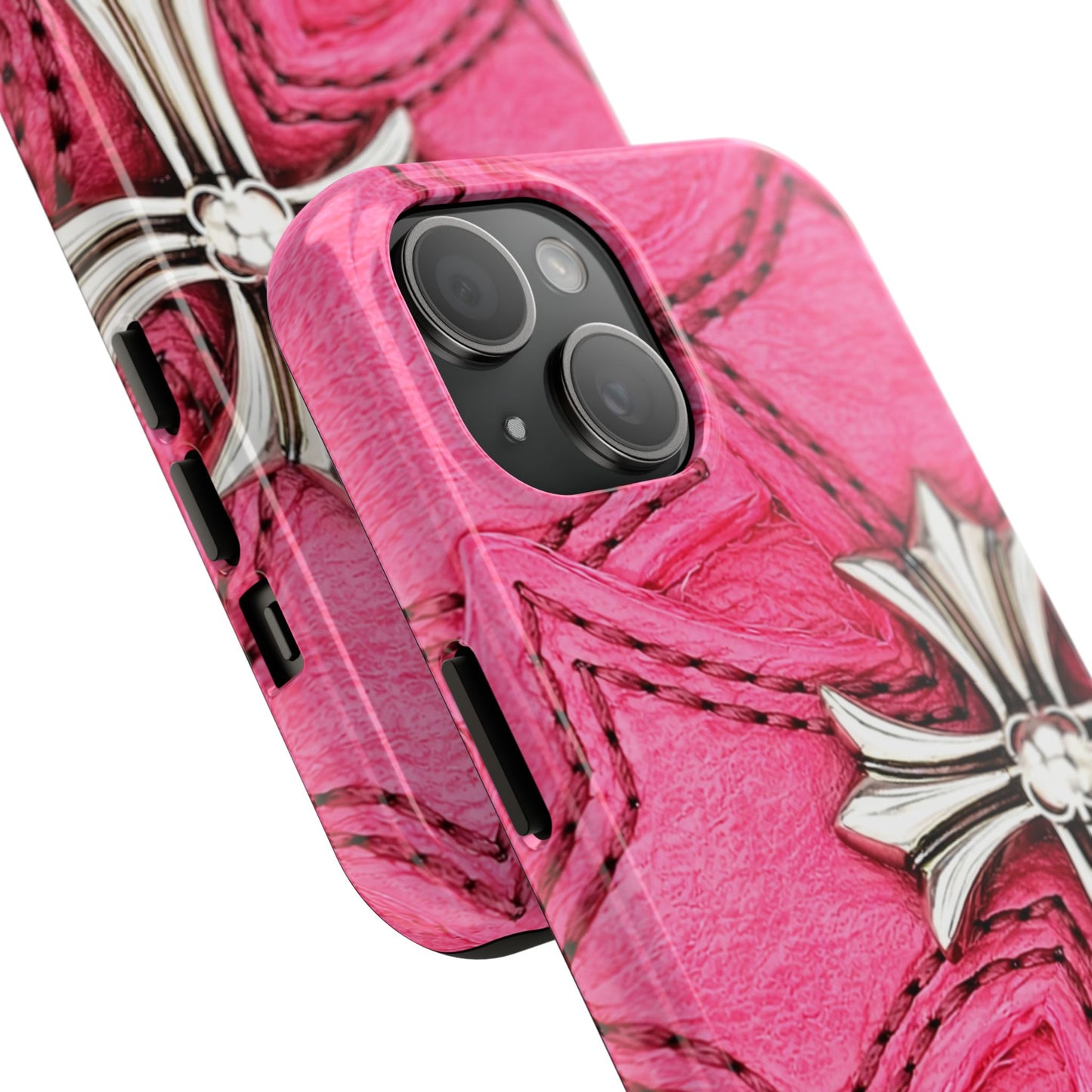 Pink Cross - Protective Phone Case