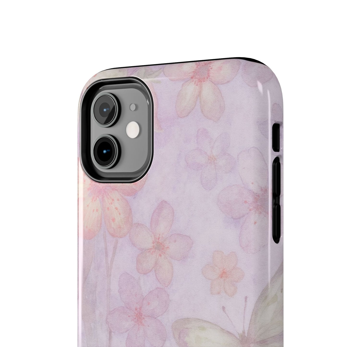 Lilac Butterfly - Protective Phone Case