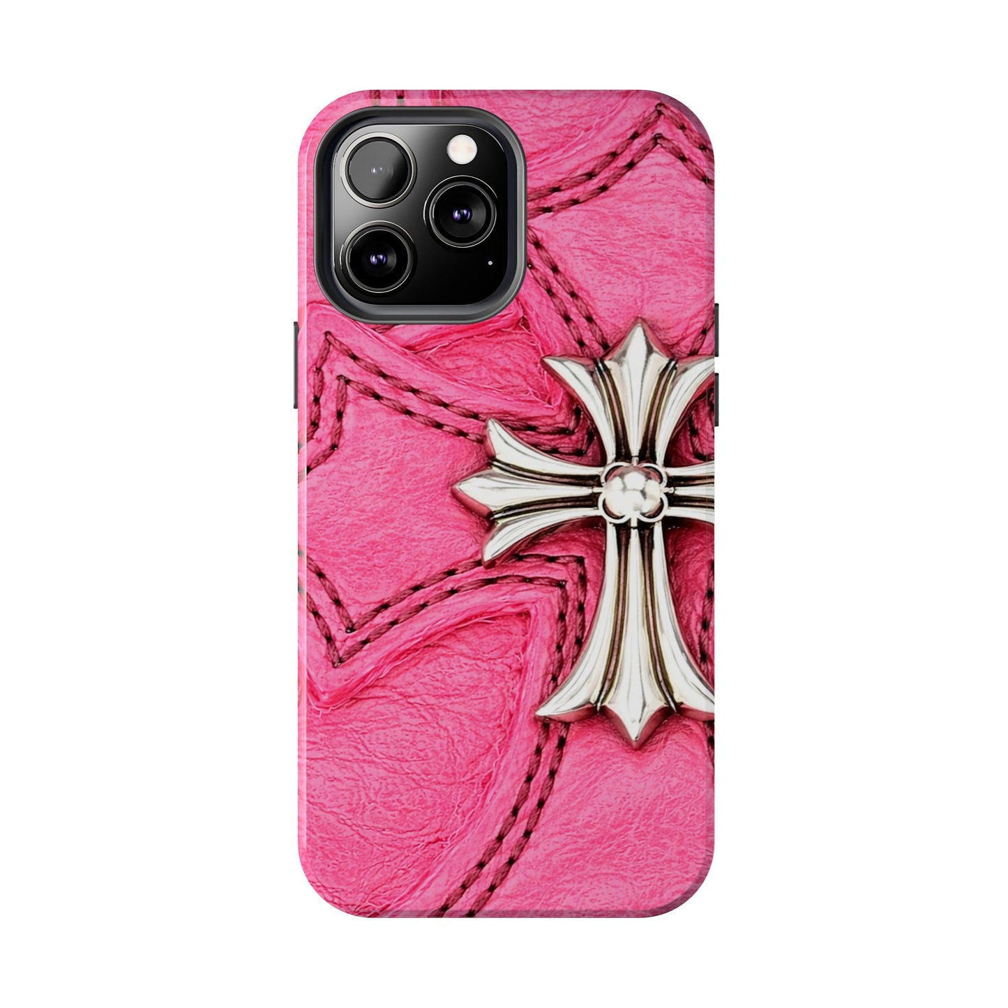 Pink Cross - Protective Phone Case