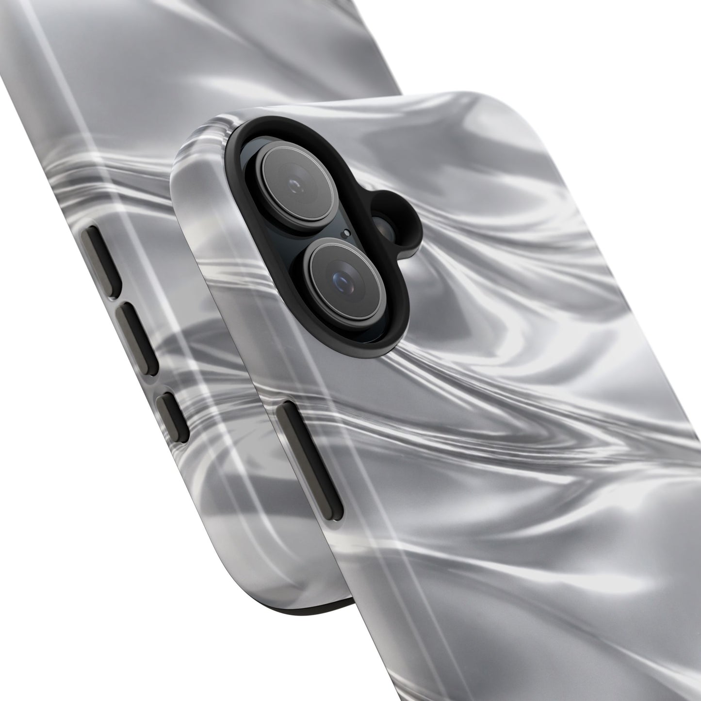 Silver Metallic - Protective Phone Case