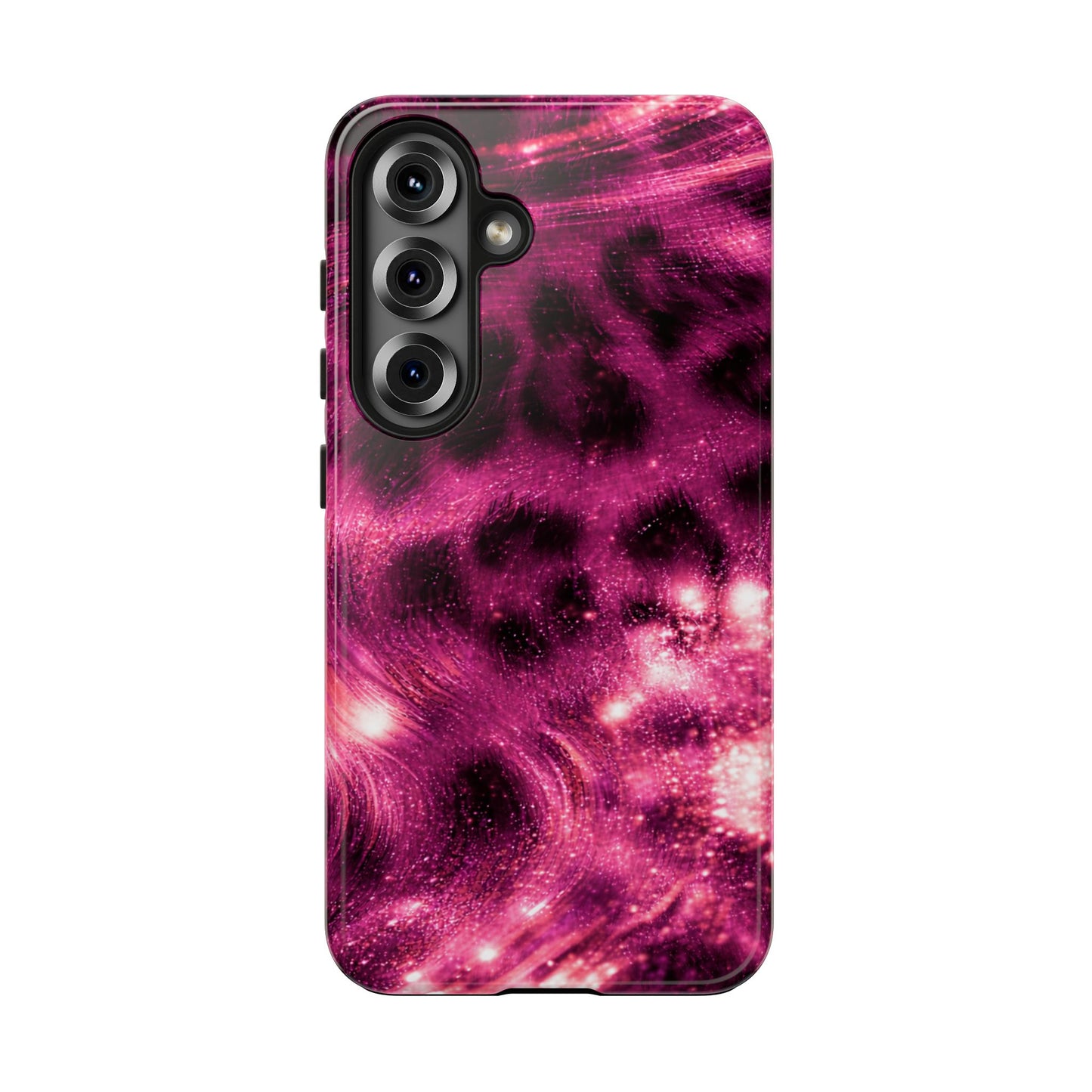 Magenta Y2K Leopard - Protective Phone Case