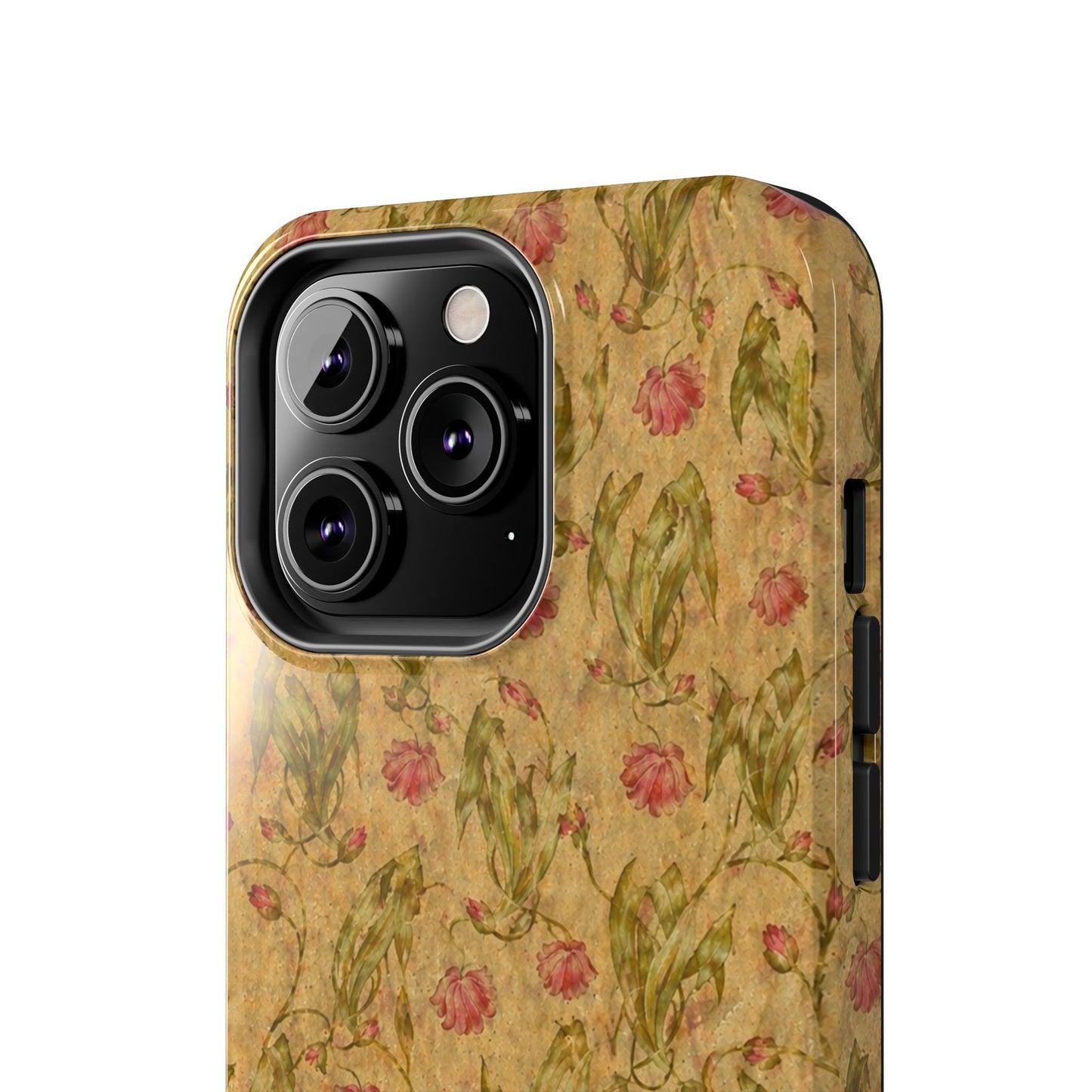 Roses on Aged Paper - Protective Phone Case