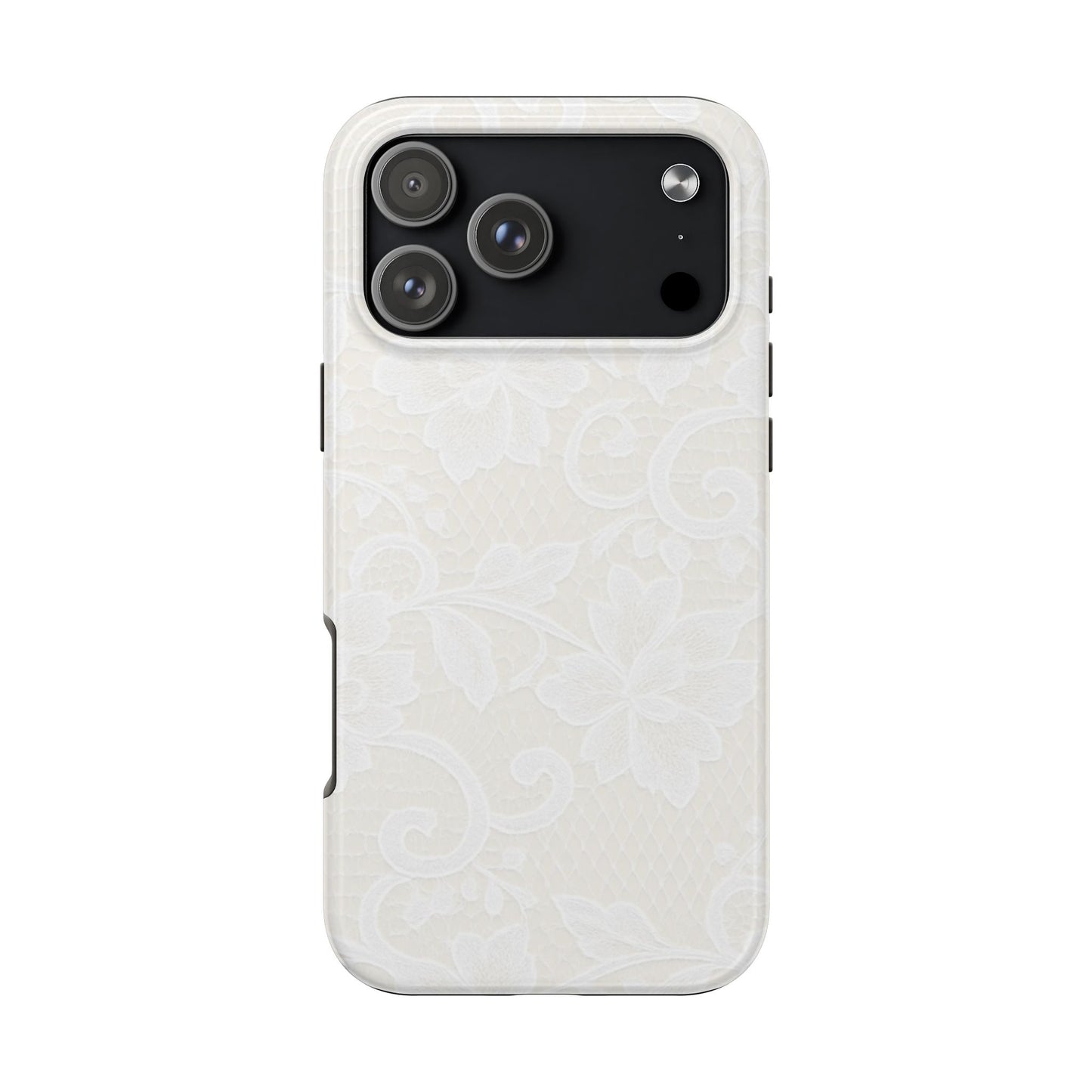 White Lace - Protective Phone Case