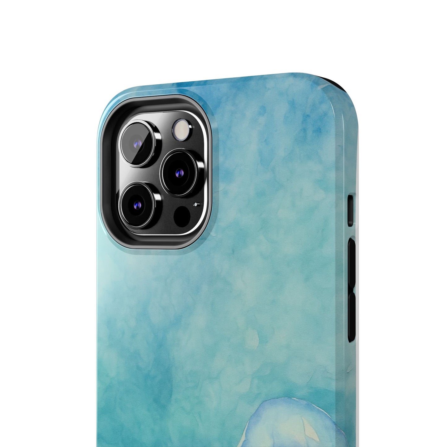 Sea-Blue Jellyfish - Protective Phone Case