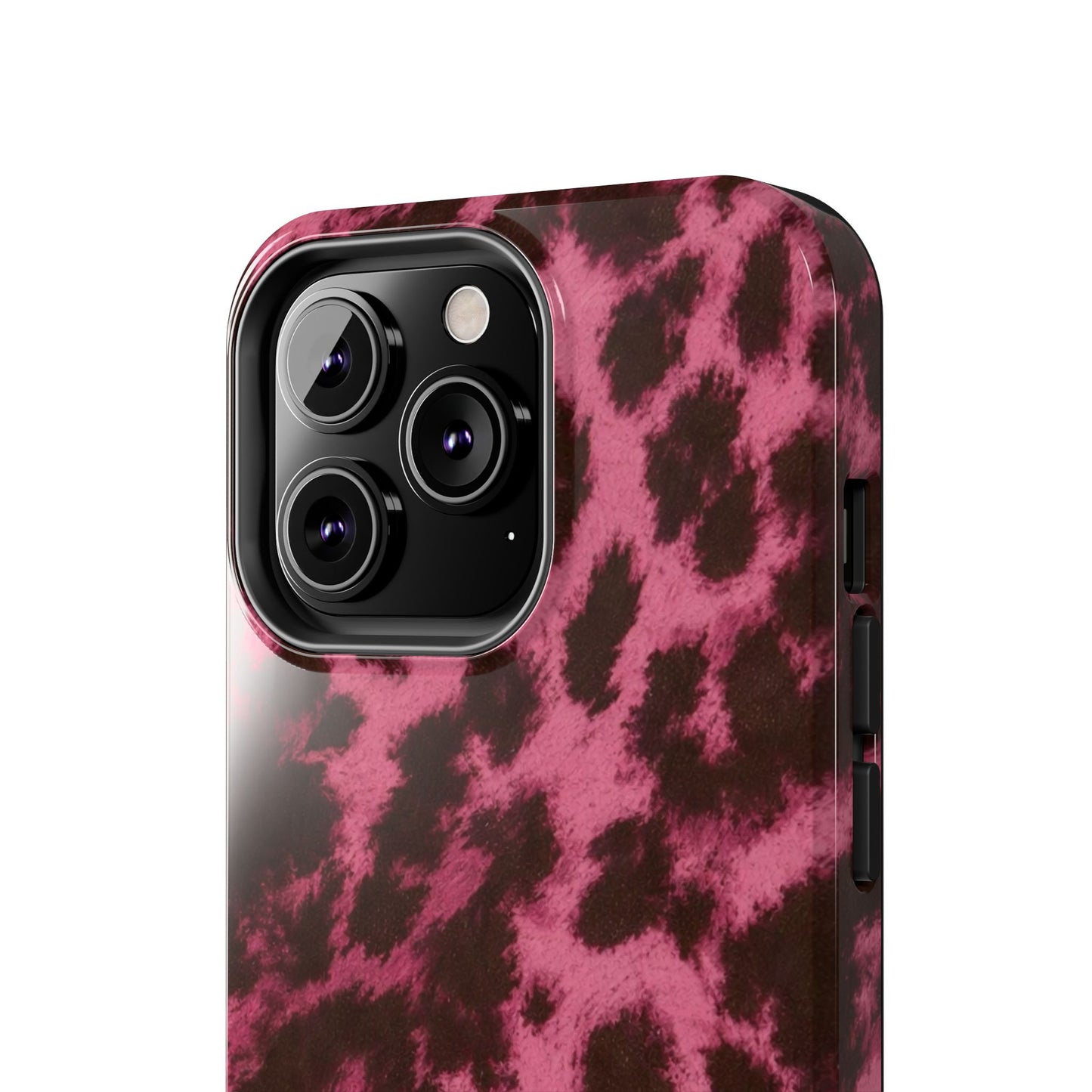 Pink Leopard Print - Protective Phone Case