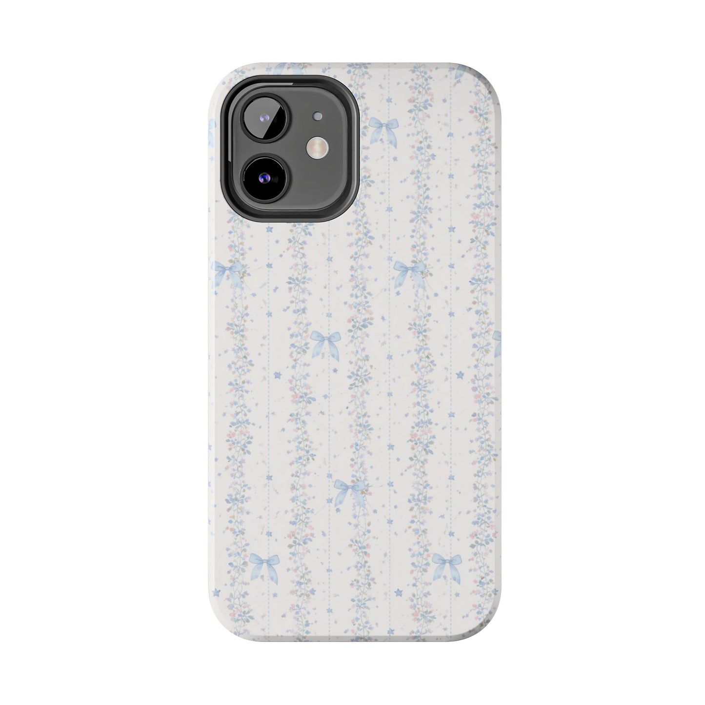 Bows and Stripes - Protective Phone Case