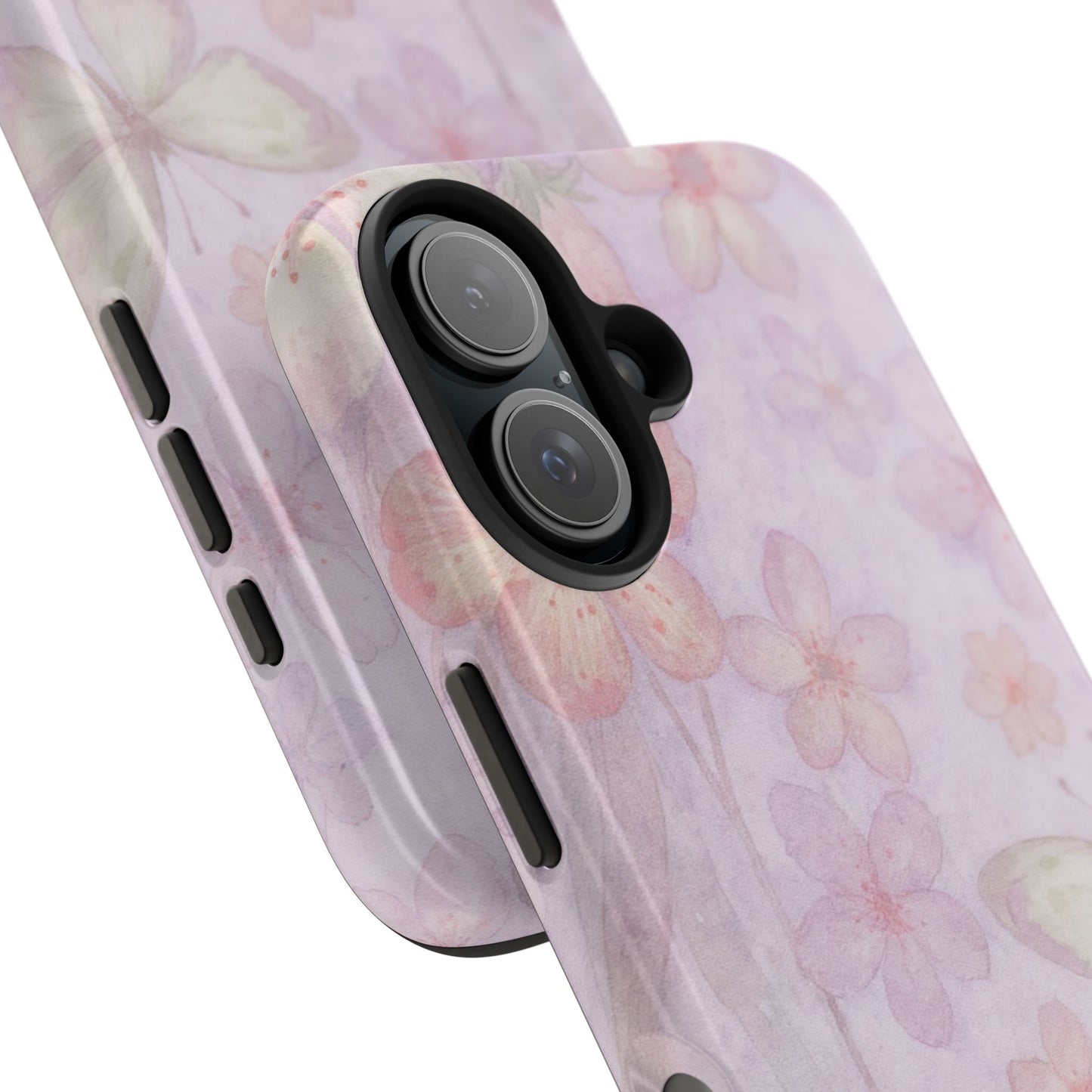 Lilac Butterfly - Protective Phone Case