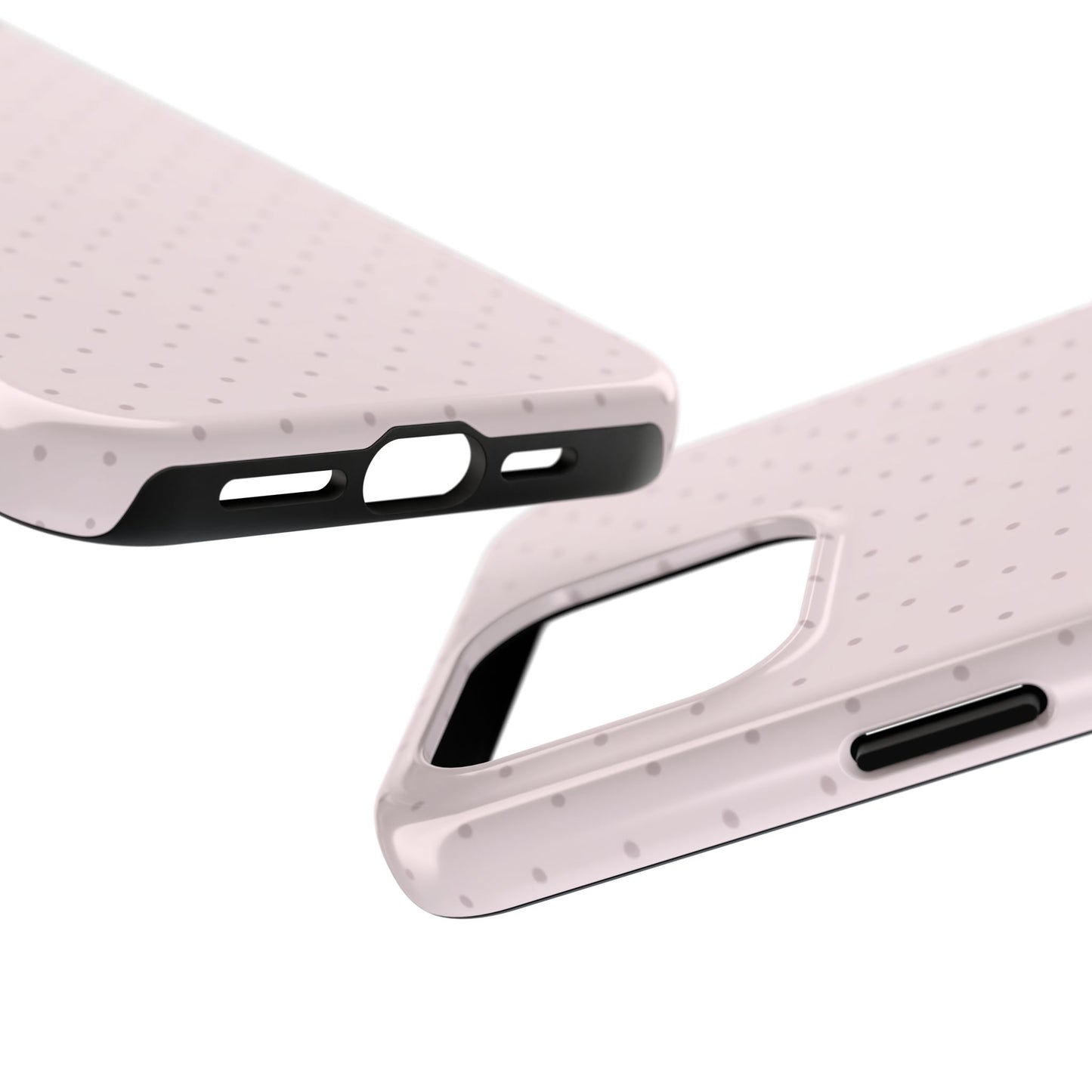 Blush Pink Polka Dot - Protective Phone Case