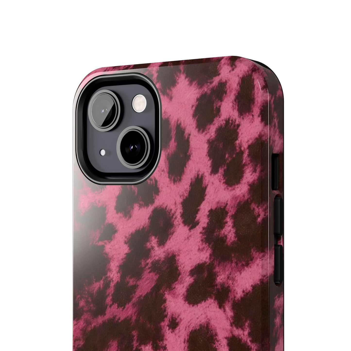 Pink Leopard Print - Protective Phone Case