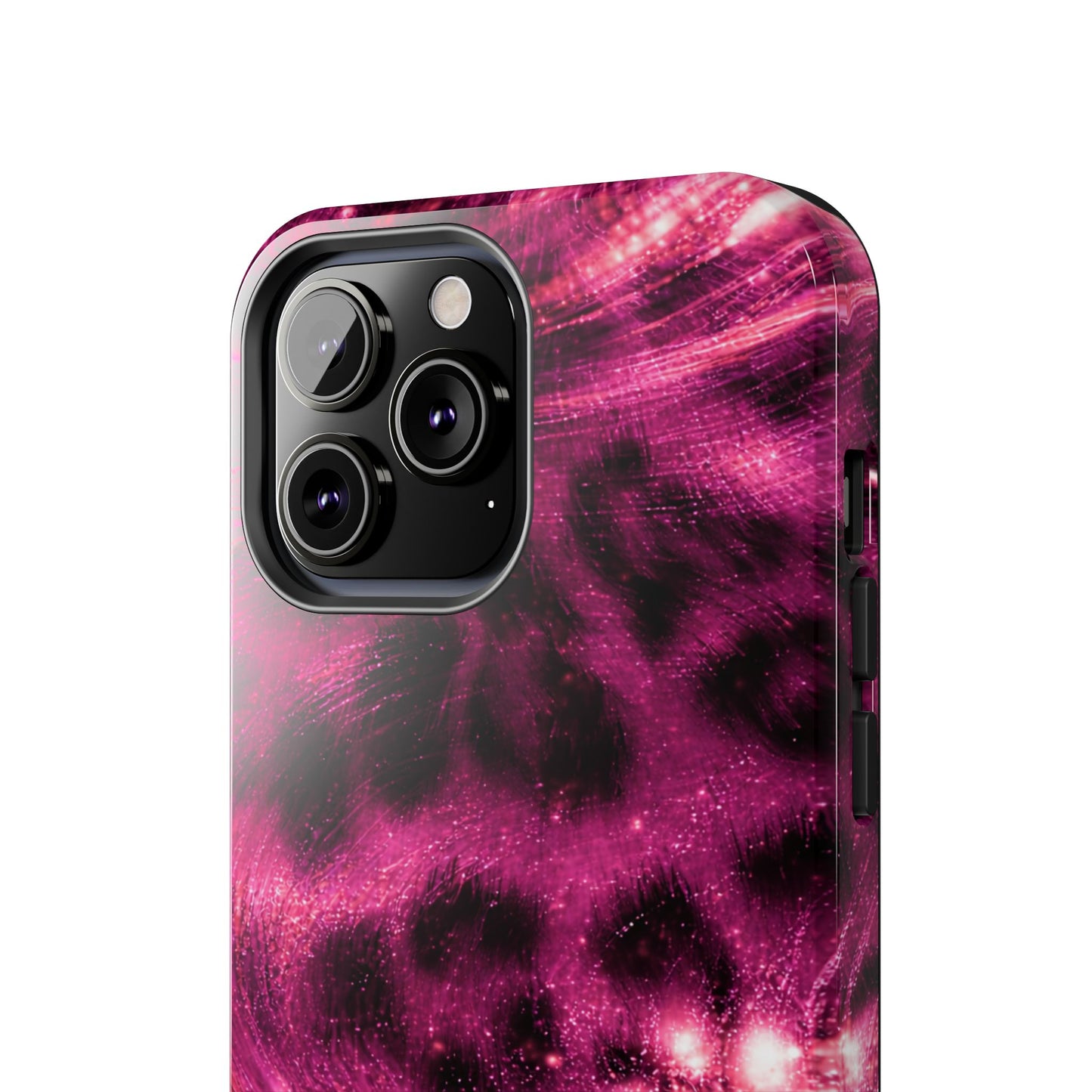 Magenta Y2K Leopard - Protective Phone Case