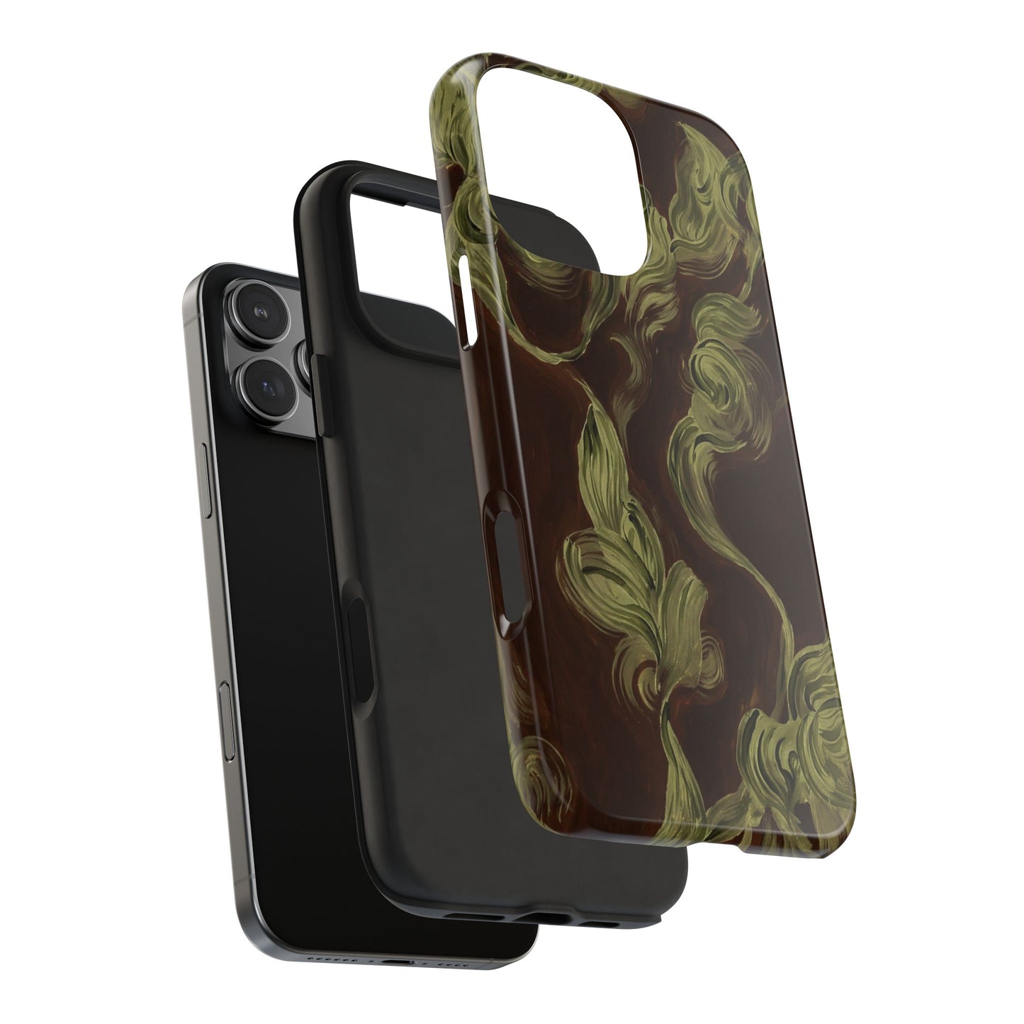 Magnolia Stained Glass - Protective Phone Case