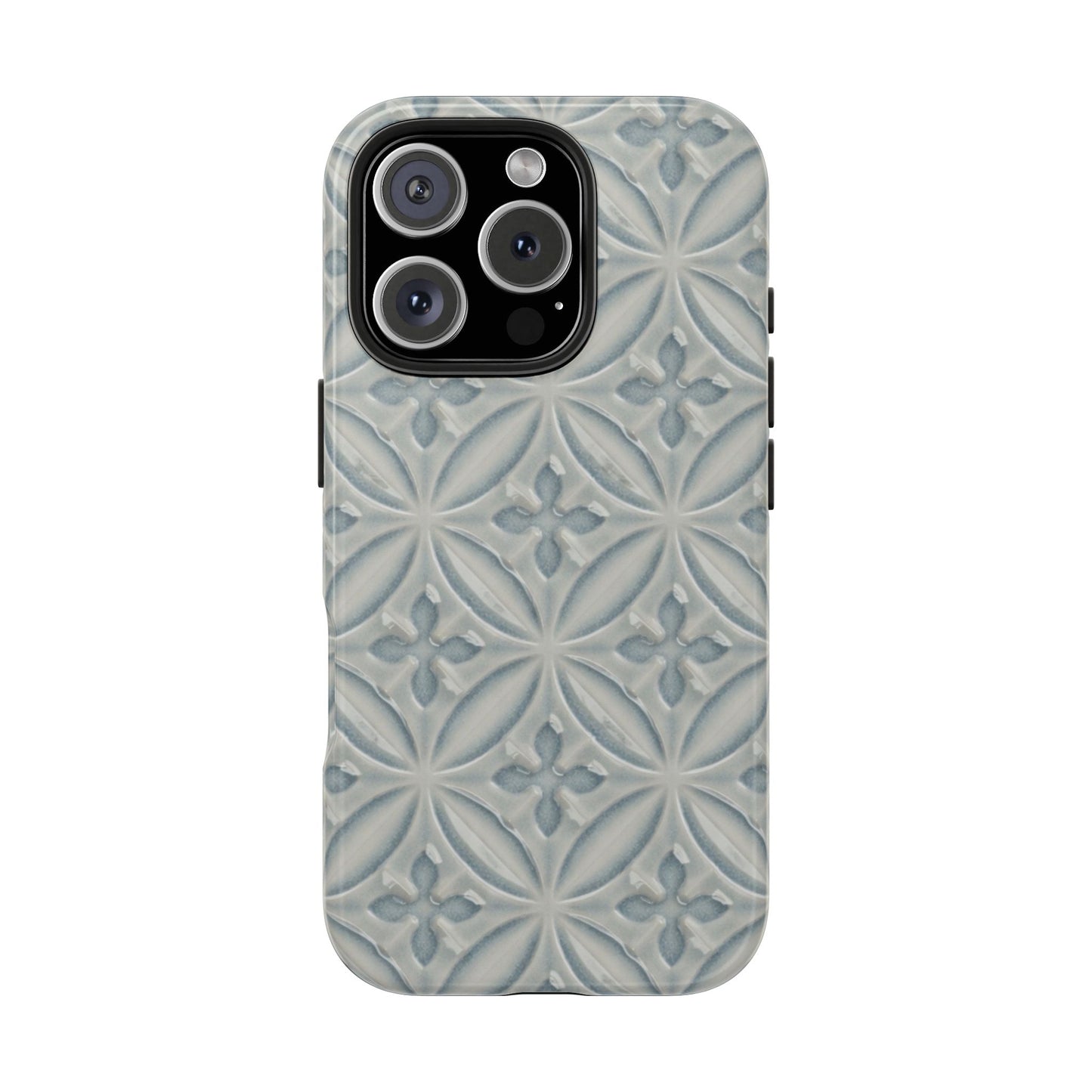 Vintage Blue Tile - Protective Phone Case