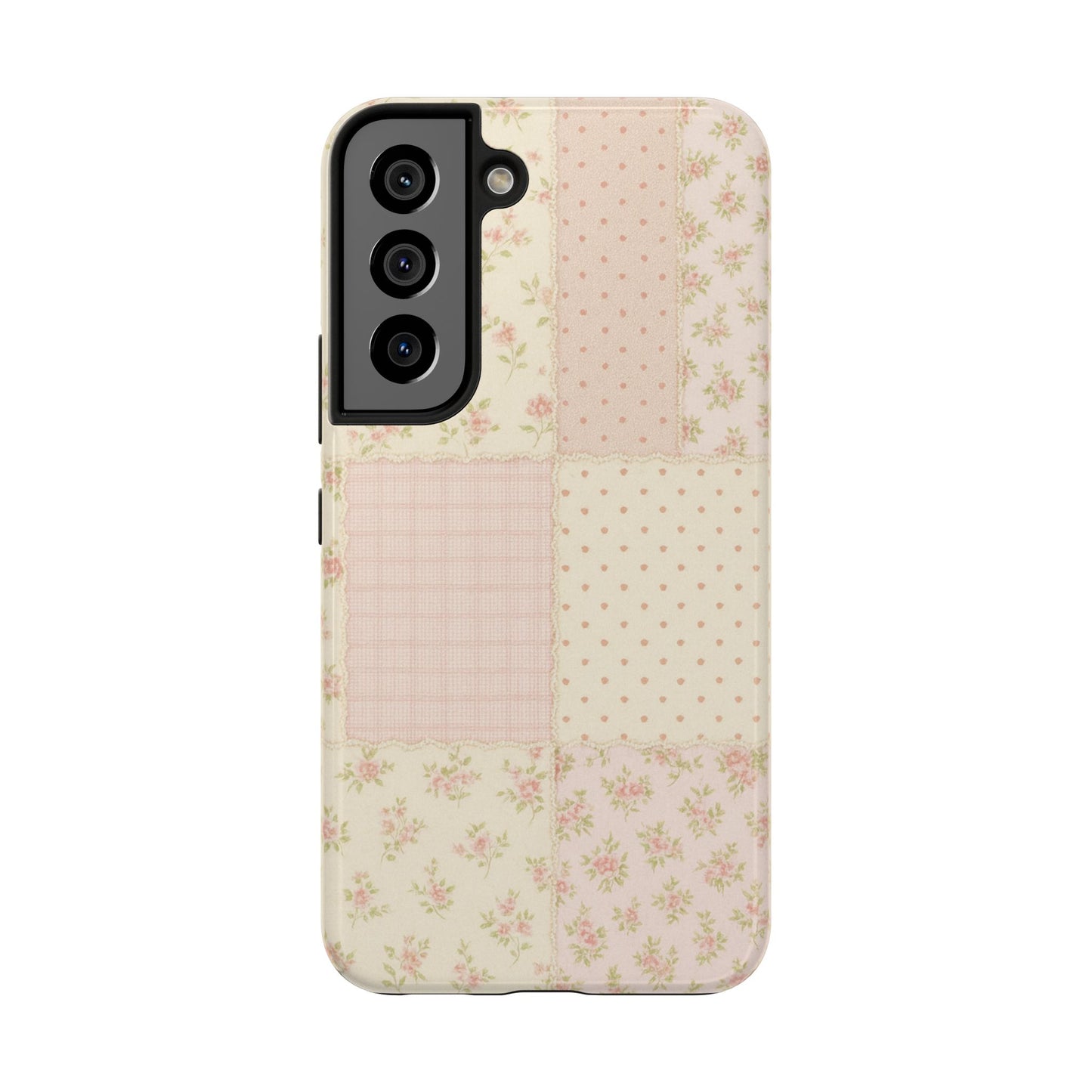 Floral Patchwork Quilt - Protective Phone Case