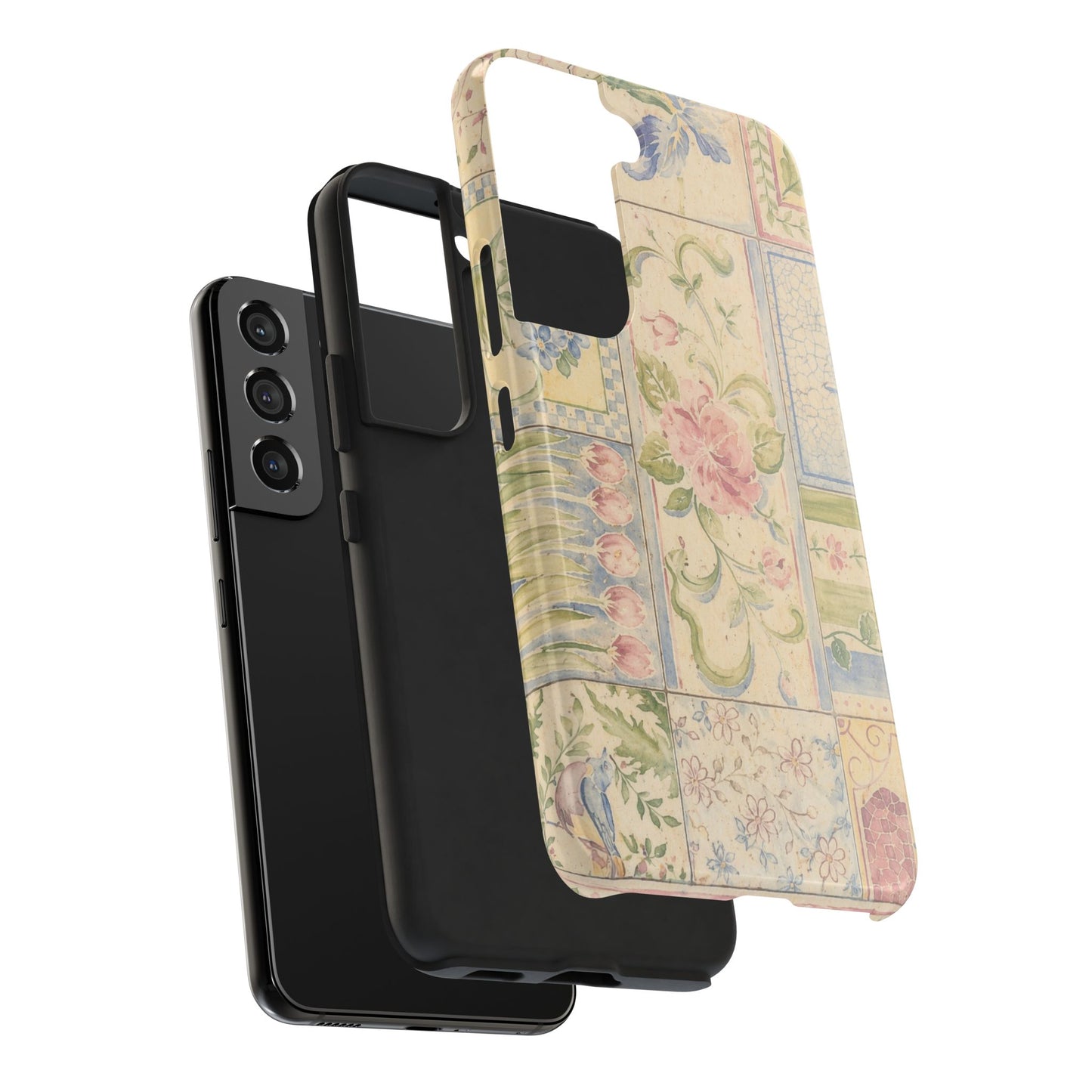 Floral Patchwork - Protective Phone Case