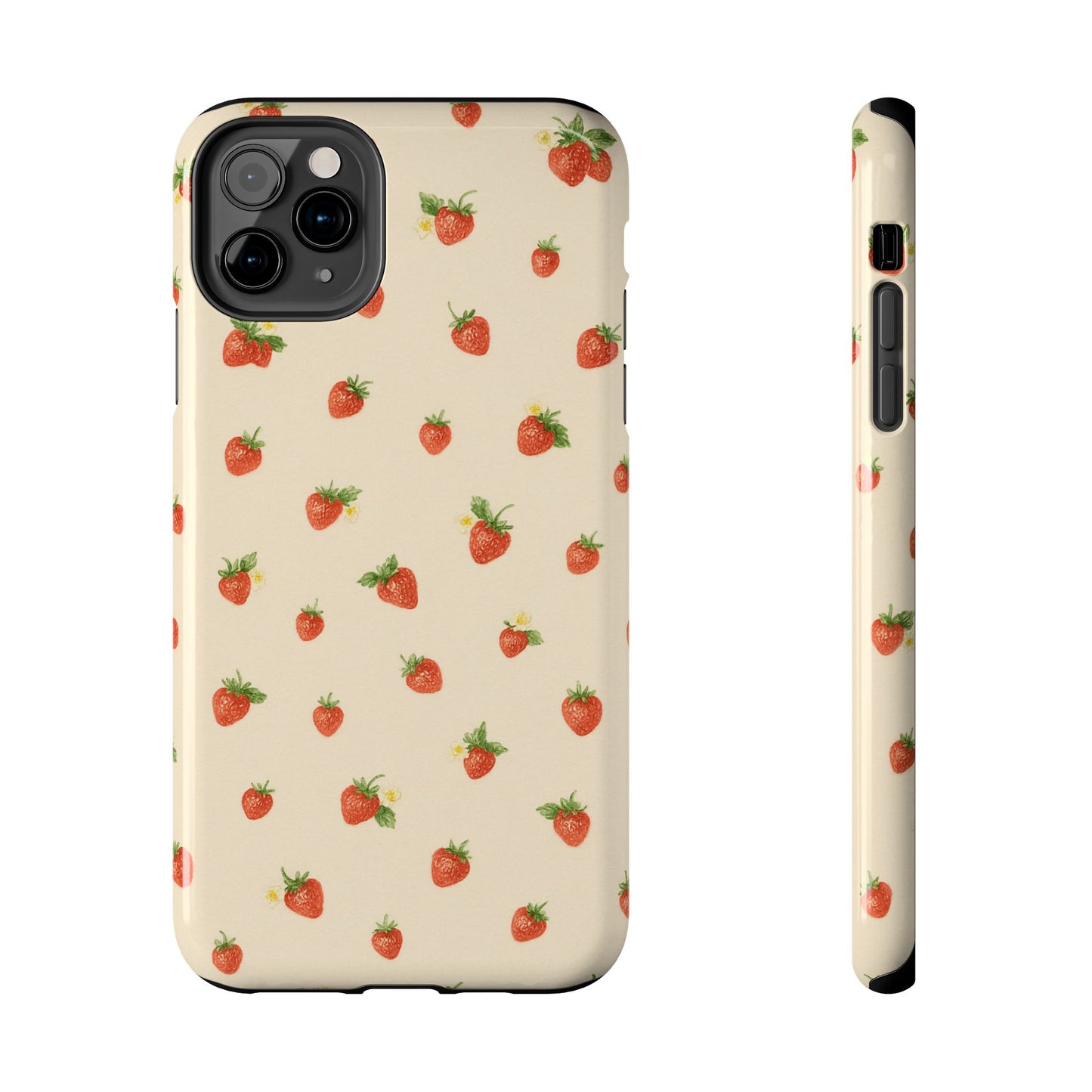 Strawberry Picking - Protective Phone Case
