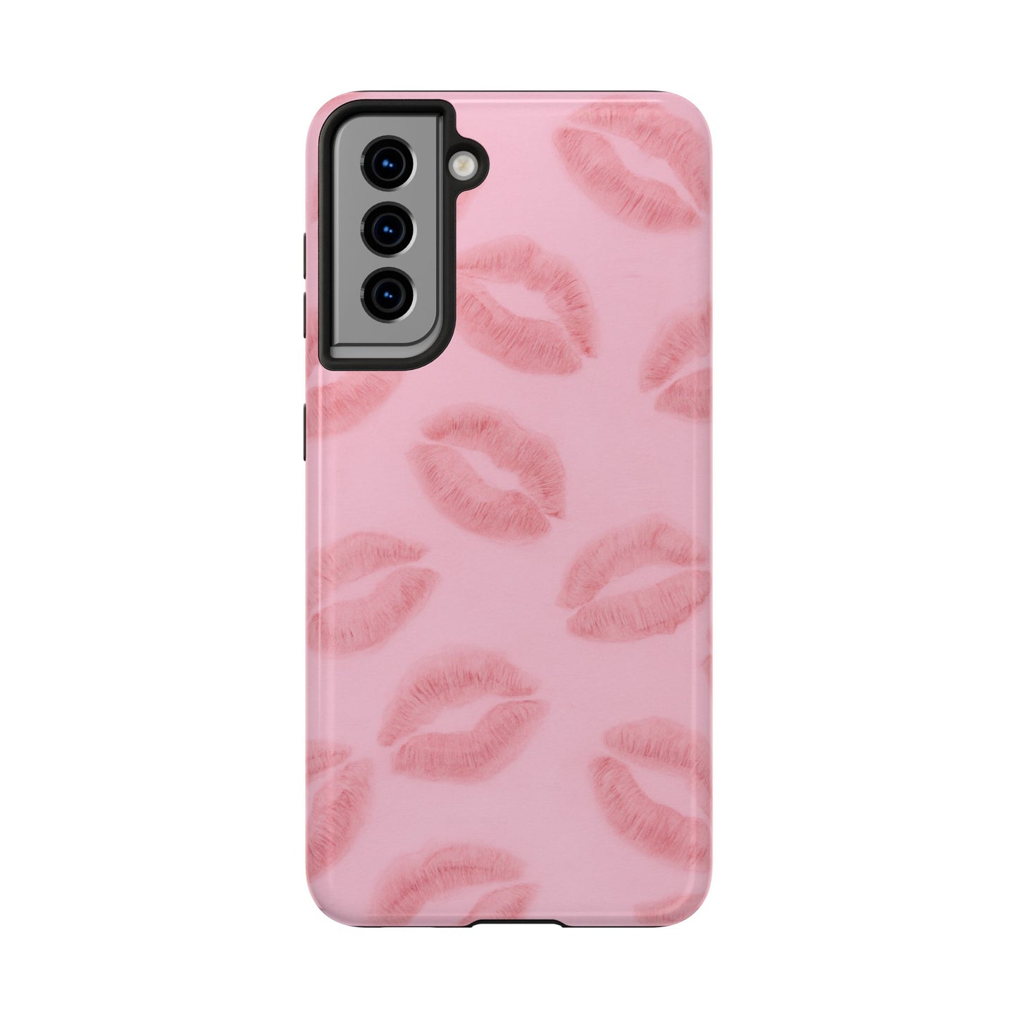 Pink Rosy Kisses - Protective Phone Case