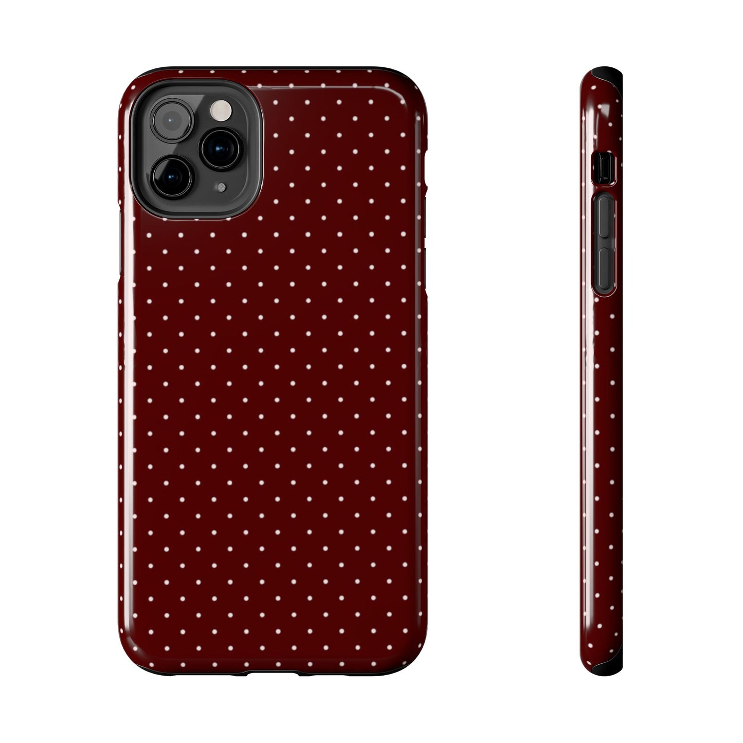Red Polka Dots - Protective Phone Case