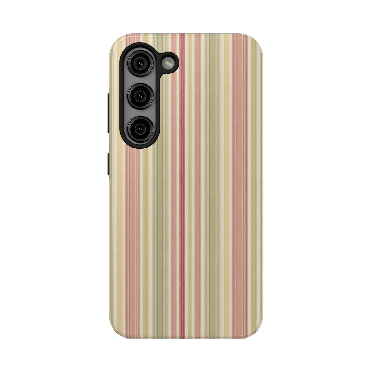 Rosewood Stripe - Protective Phone Case