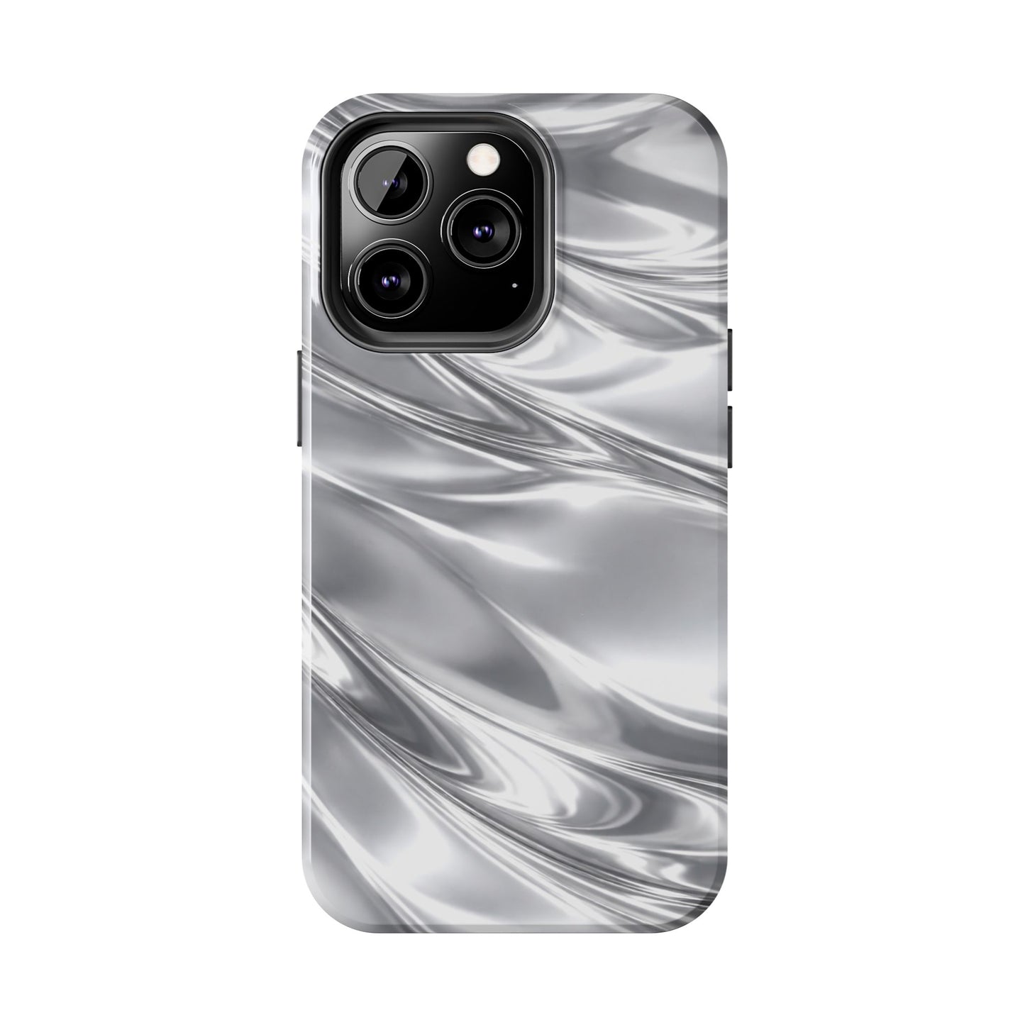 Silver Metallic - Protective Phone Case