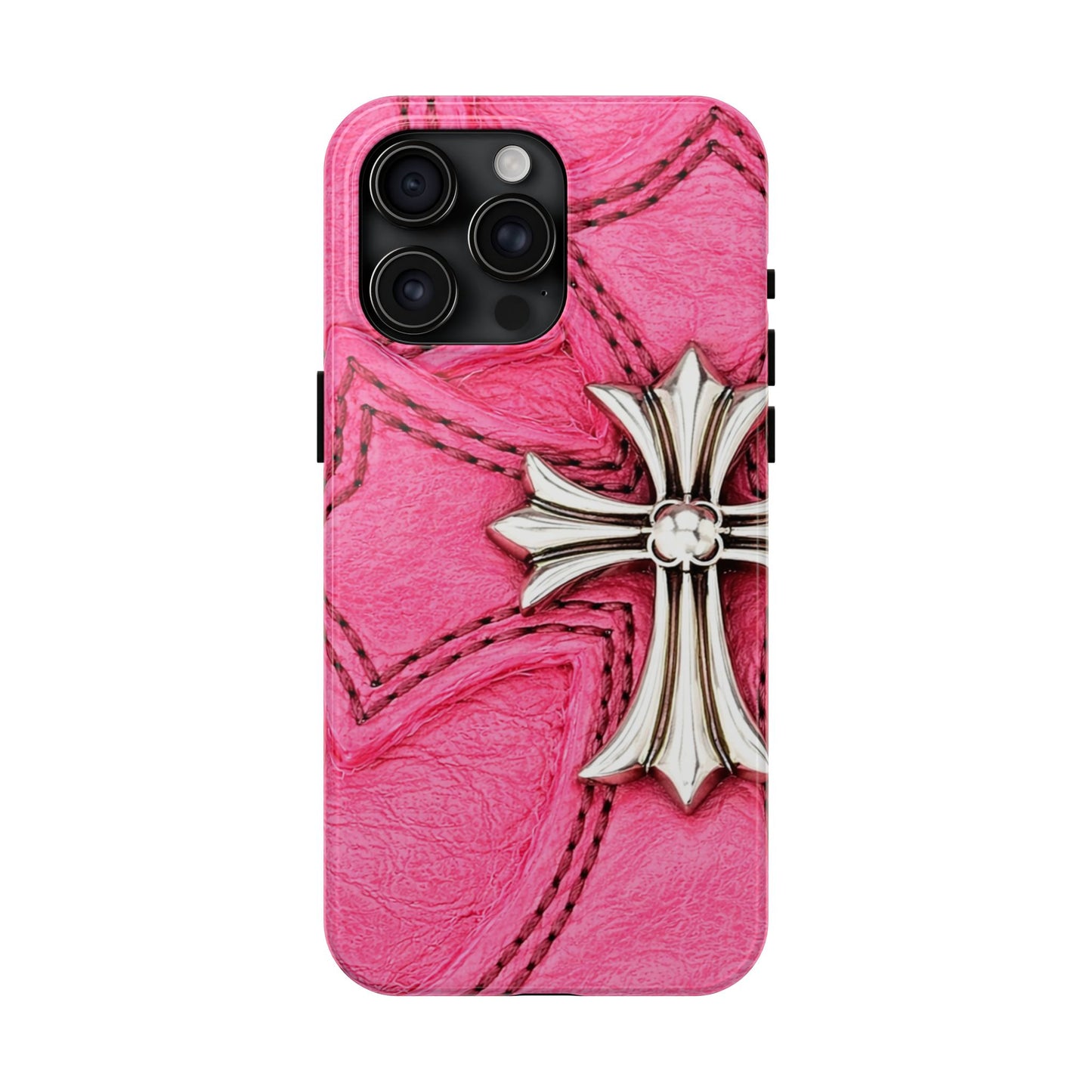 Pink Cross - Protective Phone Case