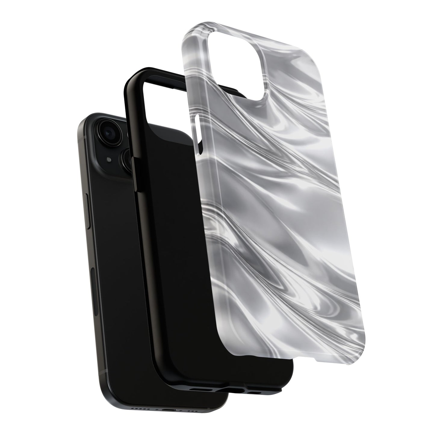 Silver Metallic - Protective Phone Case