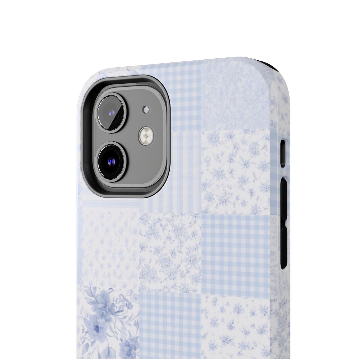 Baby Blue Plaid - Protective Phone Case